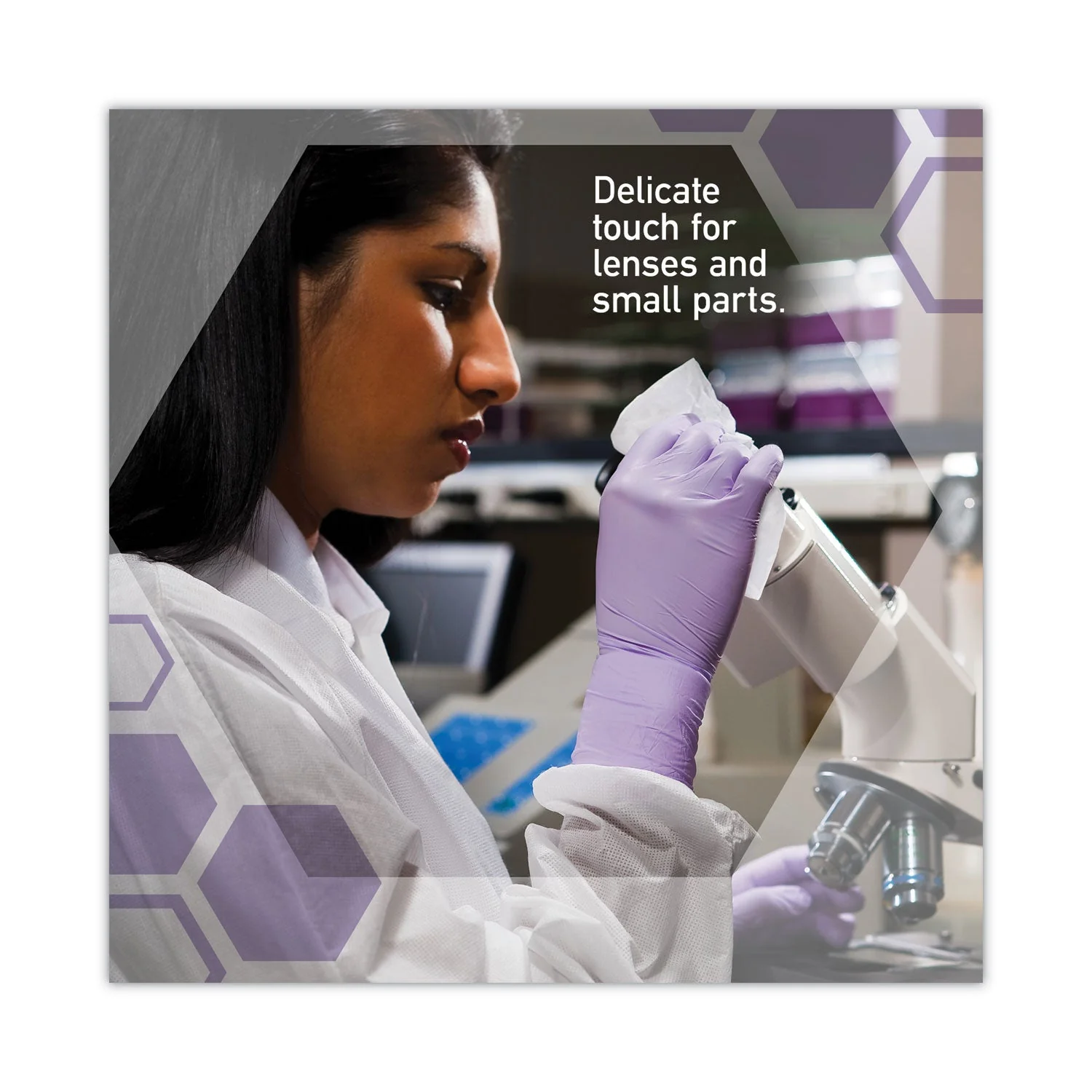 Kimtech 34721 Kimwipes Delicate Task Wipers 2-Ply, 14.7 x 16.6, 92/Box, 15 Boxes/Carton - Image 5