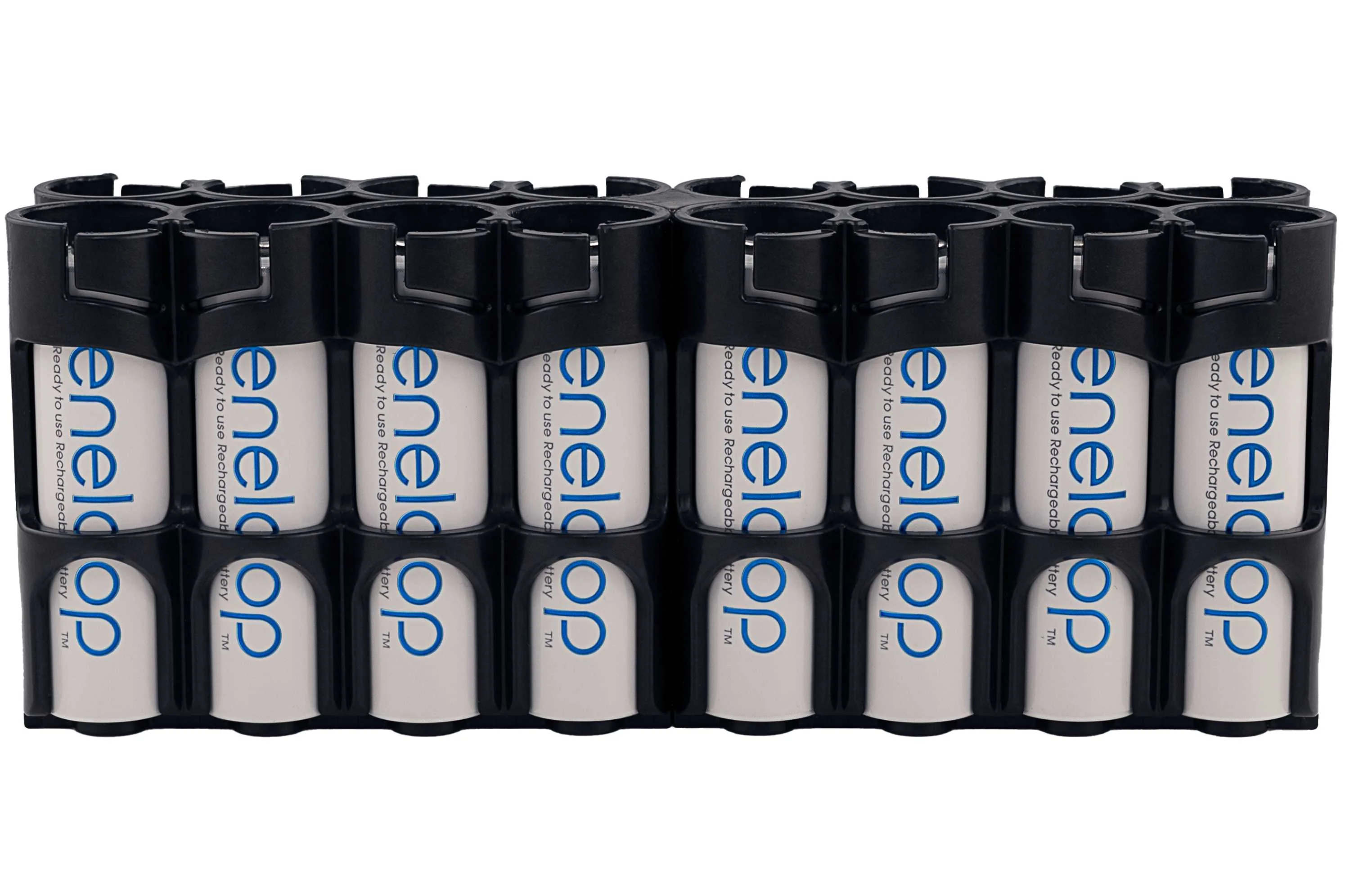 Storacell Magnetic AA 16 Pack Battery Caddy (Black) - Image 2