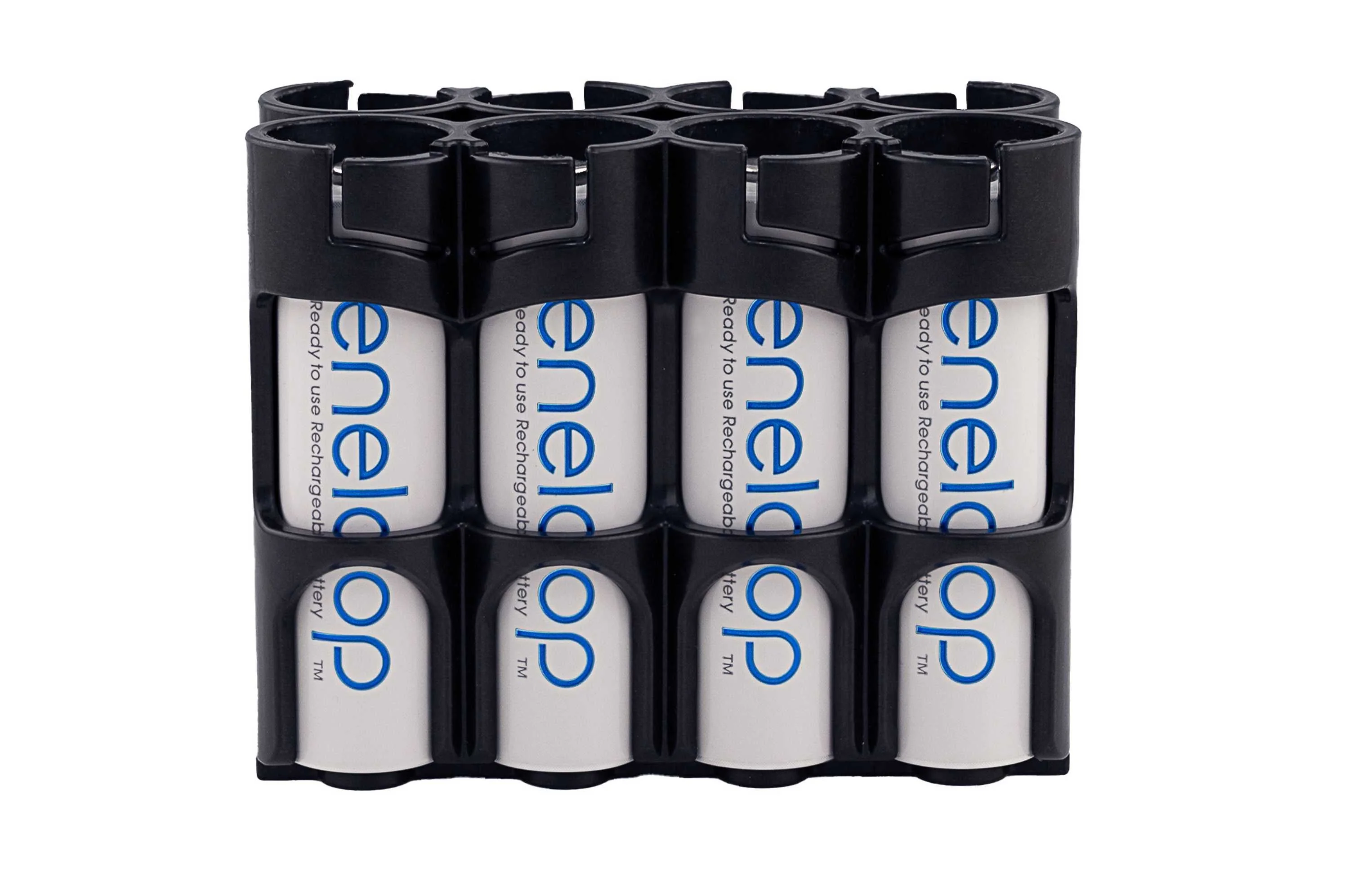Storacell Magnetic AA - 8 Pack Battery Caddy (Black) - Image 4