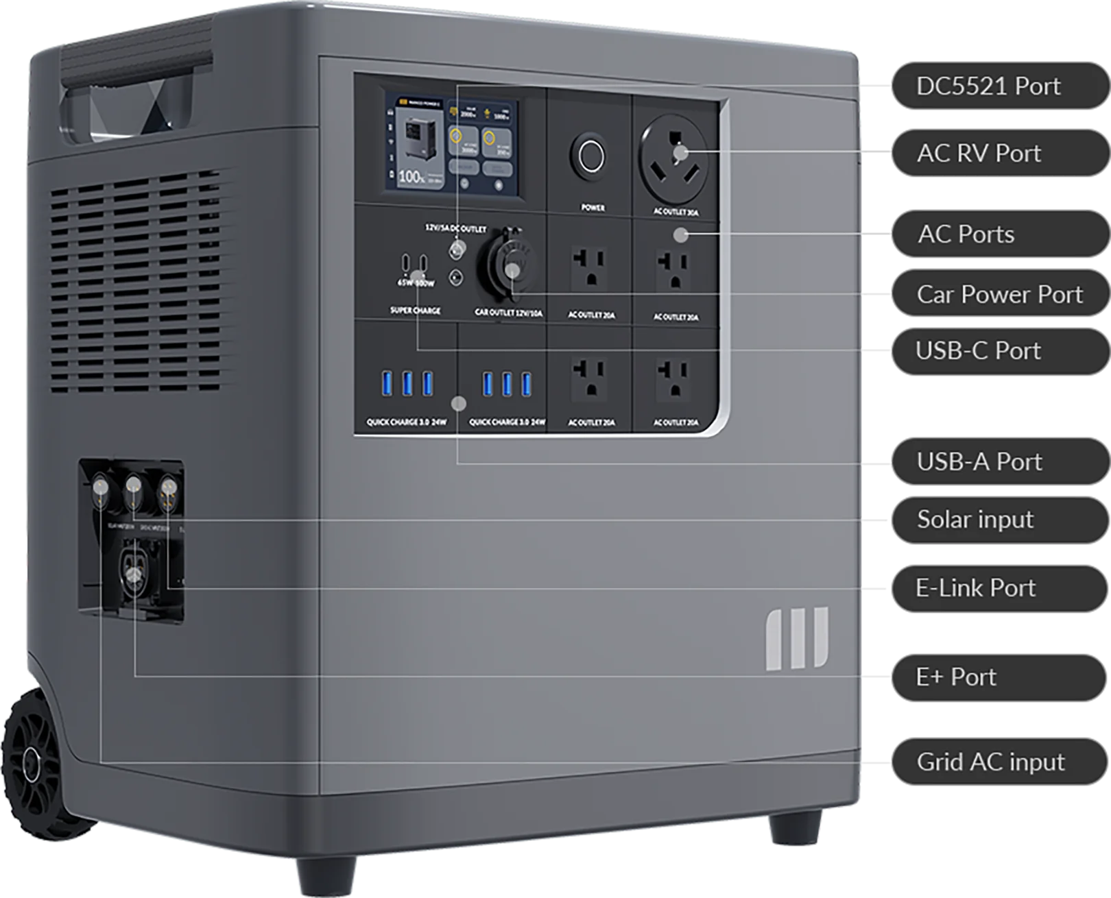 Mango Power E Portable 3.5kWh Power Station Generator - Image 2