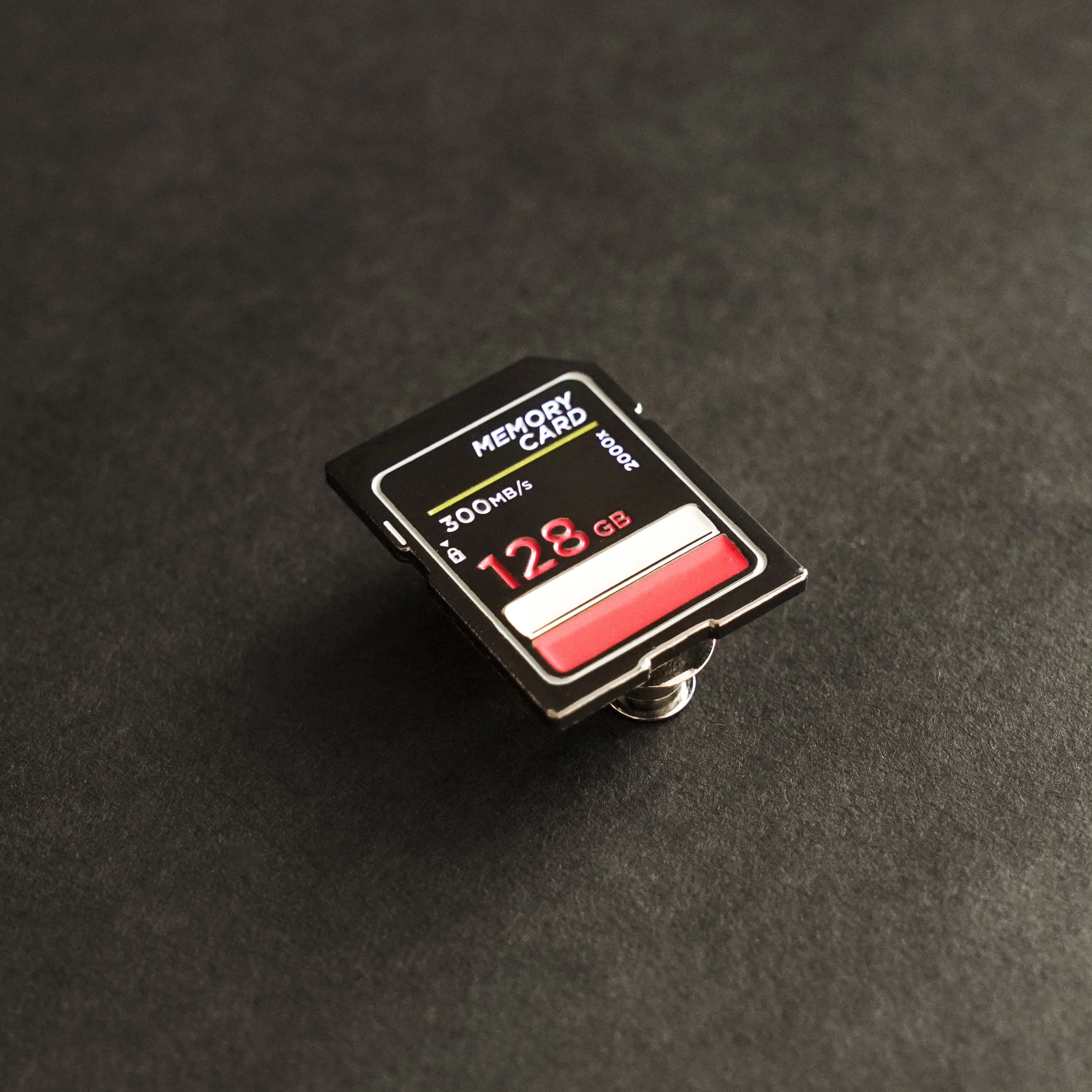 Memory Card Enamel Pin - Image 3