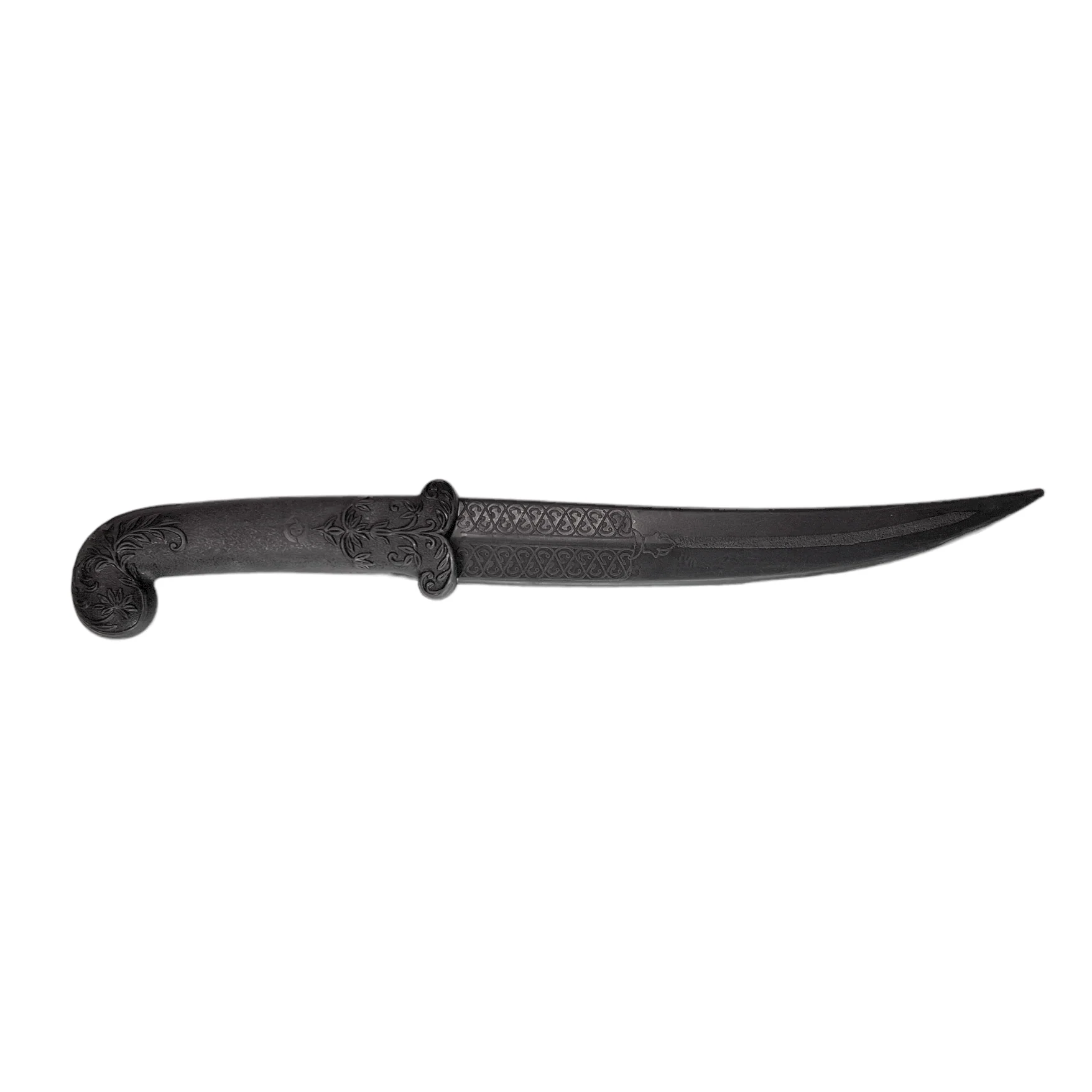 Middle Eastern Style Poly Training Knife with 8.75 Inch Trailing Point Blade prop - Image 3