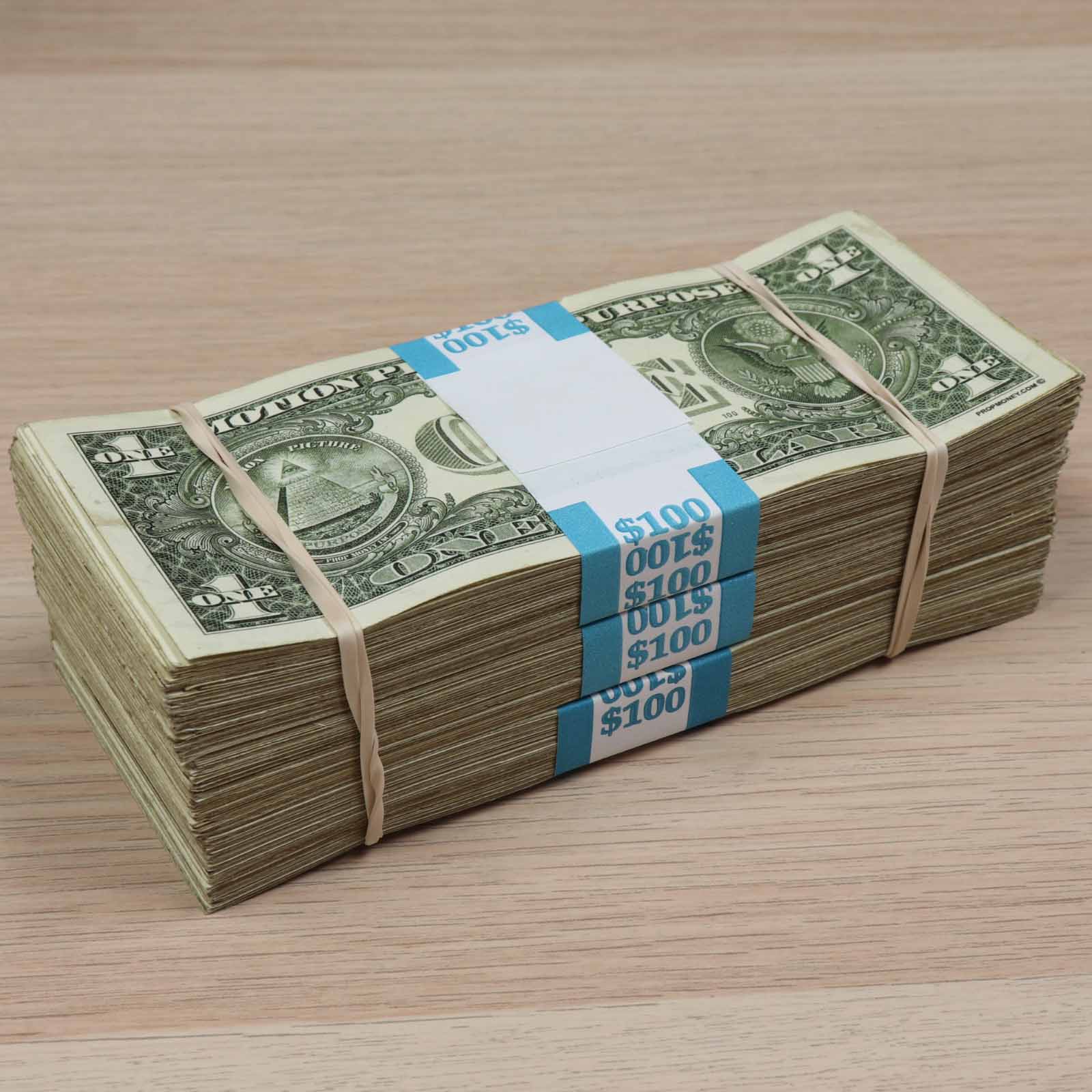 Money Prop - New Series $1 ✔️RealAged™ Full Print  $300 Band - Image 8