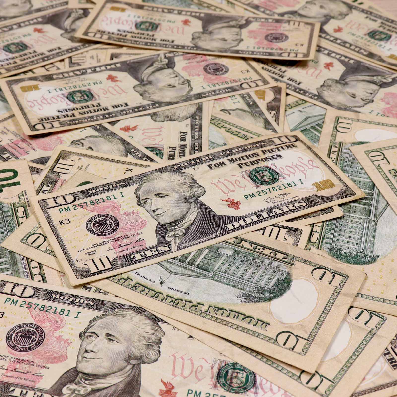 Money Prop - New Series $10 ✔️RealAged™ $1,000 Full Print Stack - Image 2