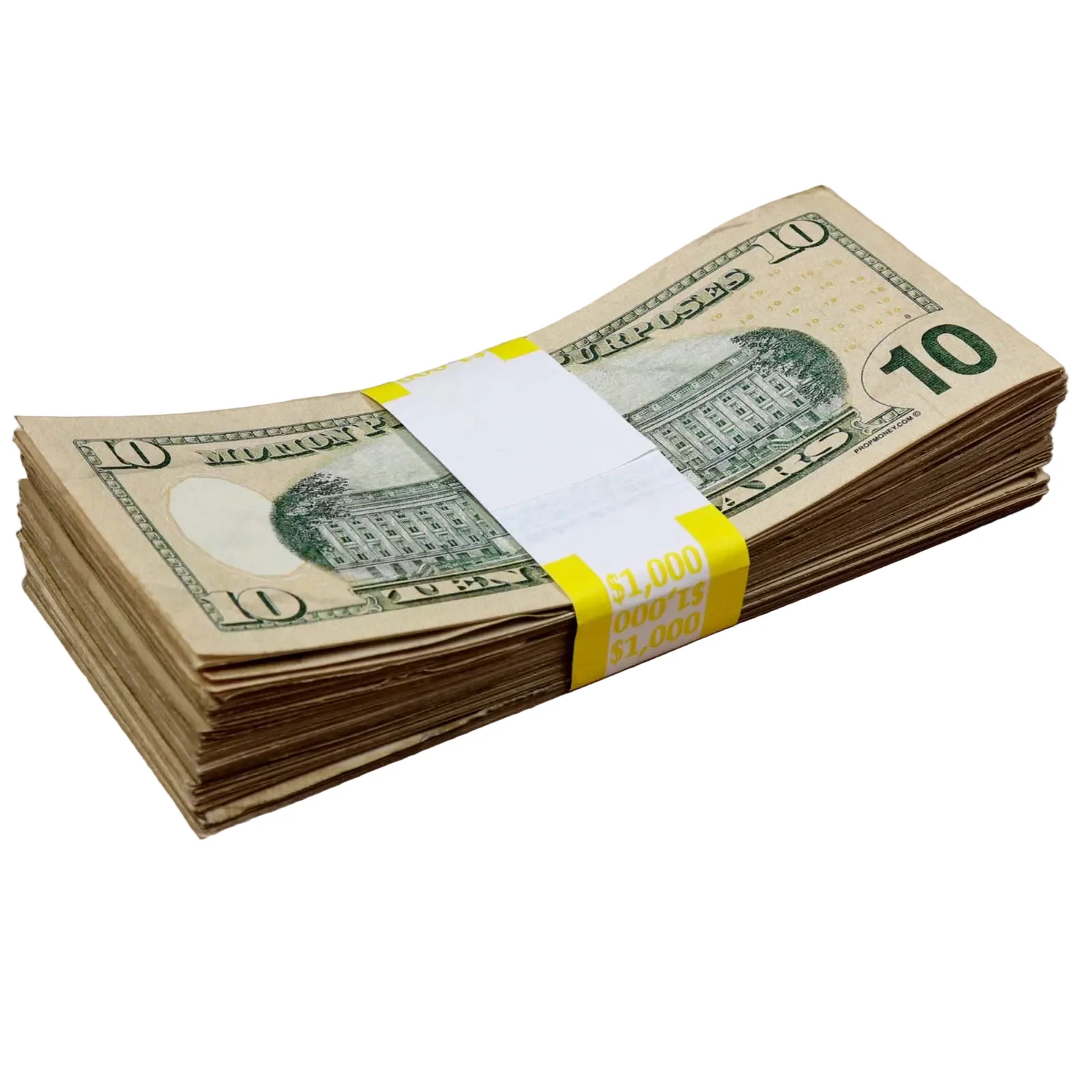 Money Prop - New Series $10 ✔️RealAged™ $1,000 Full Print Stack - Image 5