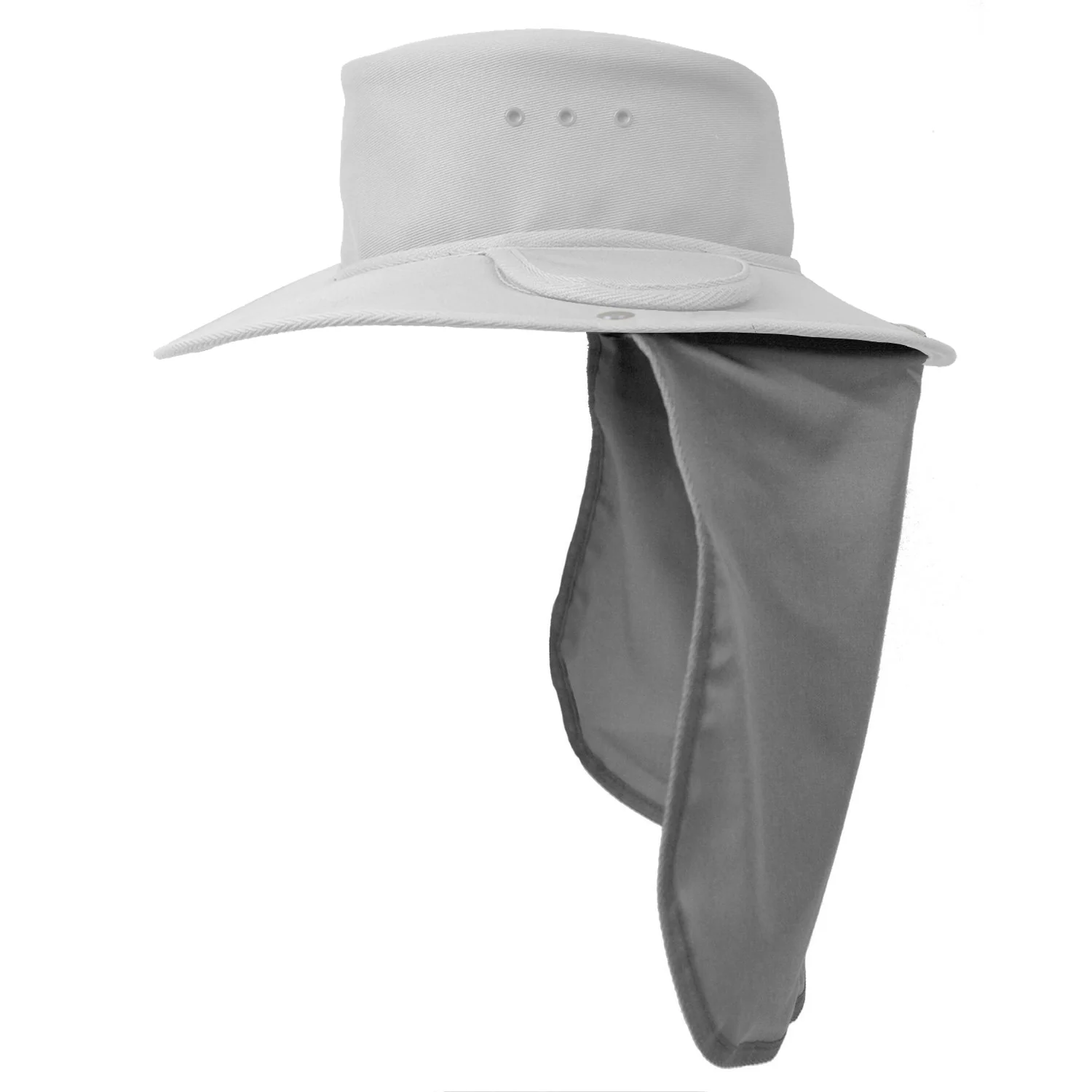 Newcastle Hats Press Stud Neck Flap (Khaki, Grey, Navy Blue) - Image 4