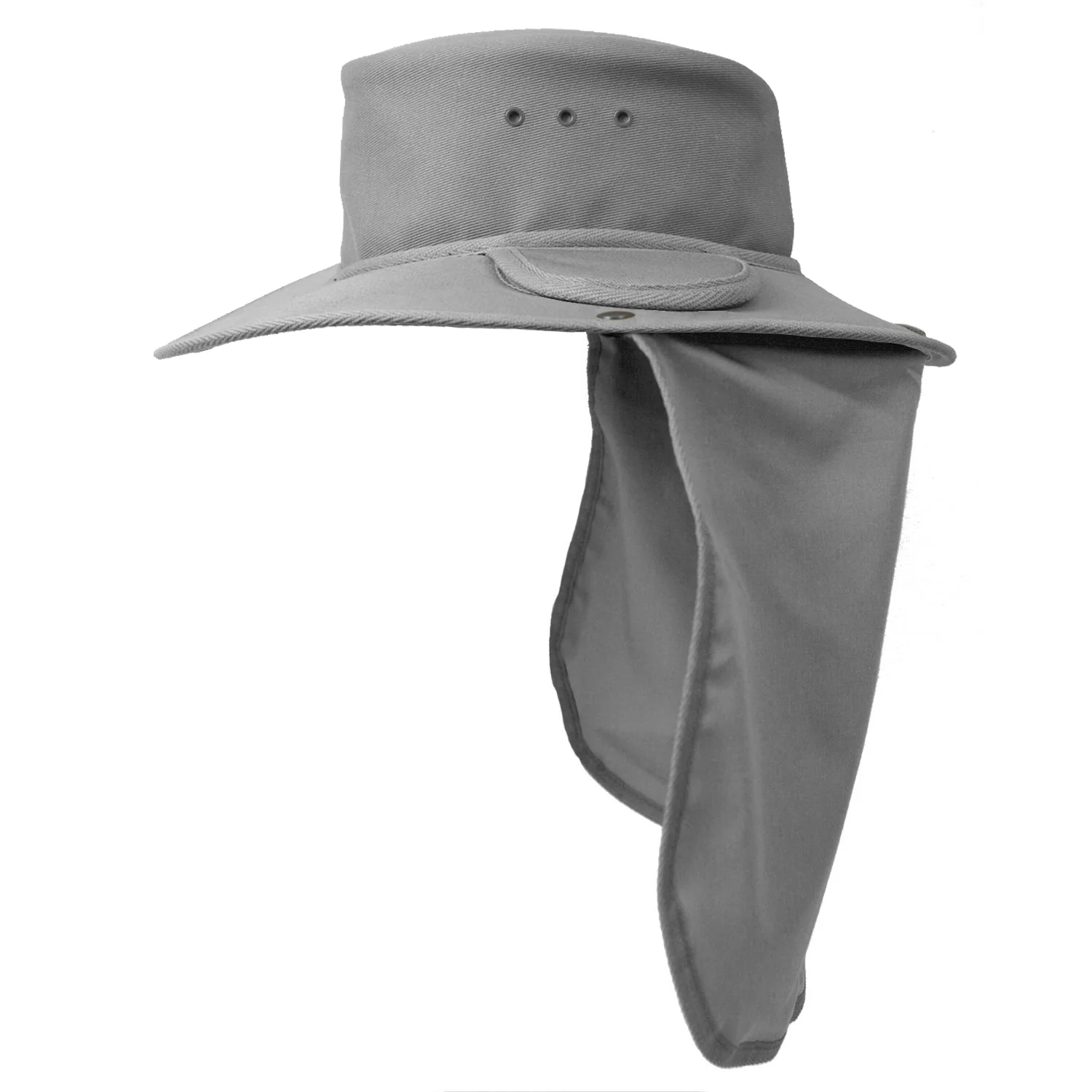 Newcastle Hats Press Stud Neck Flap (Khaki, Grey, Navy Blue) - Image 7