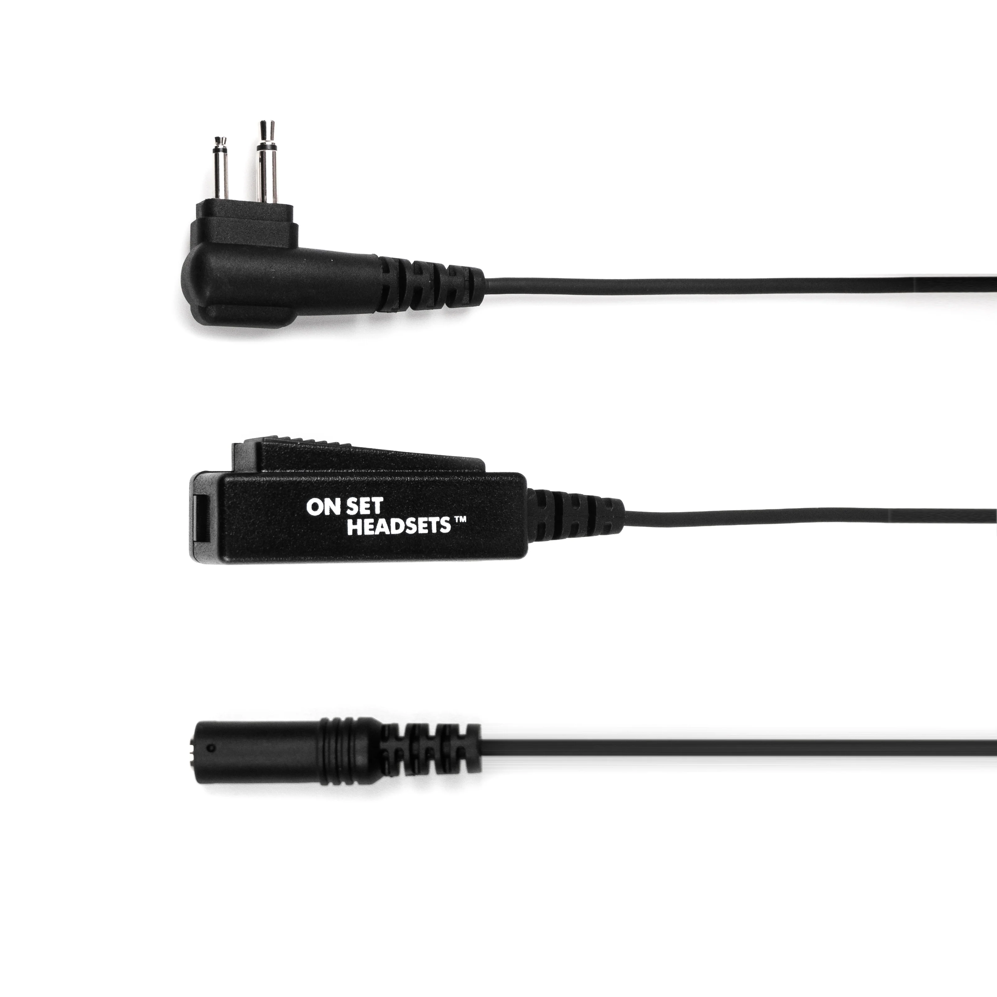 On Set Headsets™️ FilmPro Y (Black) with Motorola M1 2-Pin compatible connector and FREE Travel Case (Various Colors) - Image 7