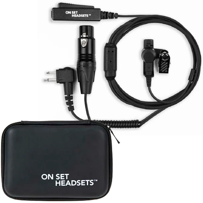On Set Headsets™️ Live Comms Pro X Motorola M1 and 4 Pin XLR Connectors with FREE Case - Image 14