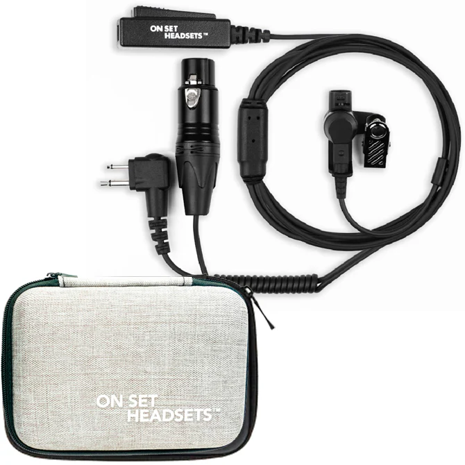 On Set Headsets™️ Live Comms Pro X Motorola M1 and 4 Pin XLR Connectors with FREE Case - Image 16