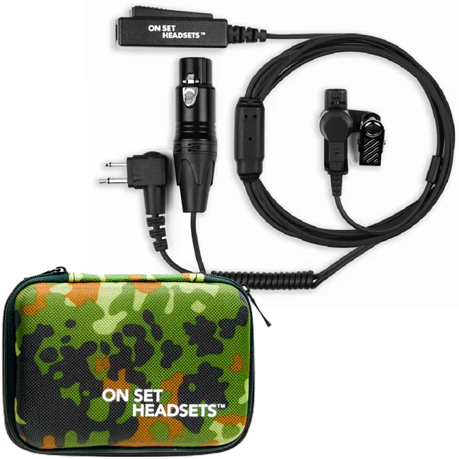 On Set Headsets™️ Live Comms Pro X Motorola M1 and 4 Pin XLR Connectors with FREE Case - Image 17