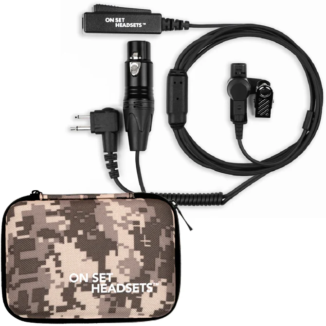 On Set Headsets™️ Live Comms Pro X Motorola M1 and 4 Pin XLR Connectors with FREE Case - Image 20