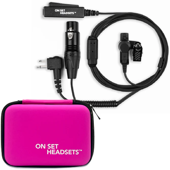 On Set Headsets™️ Live Comms Pro X Motorola M1 and 4 Pin XLR Connectors with FREE Case - Image 21