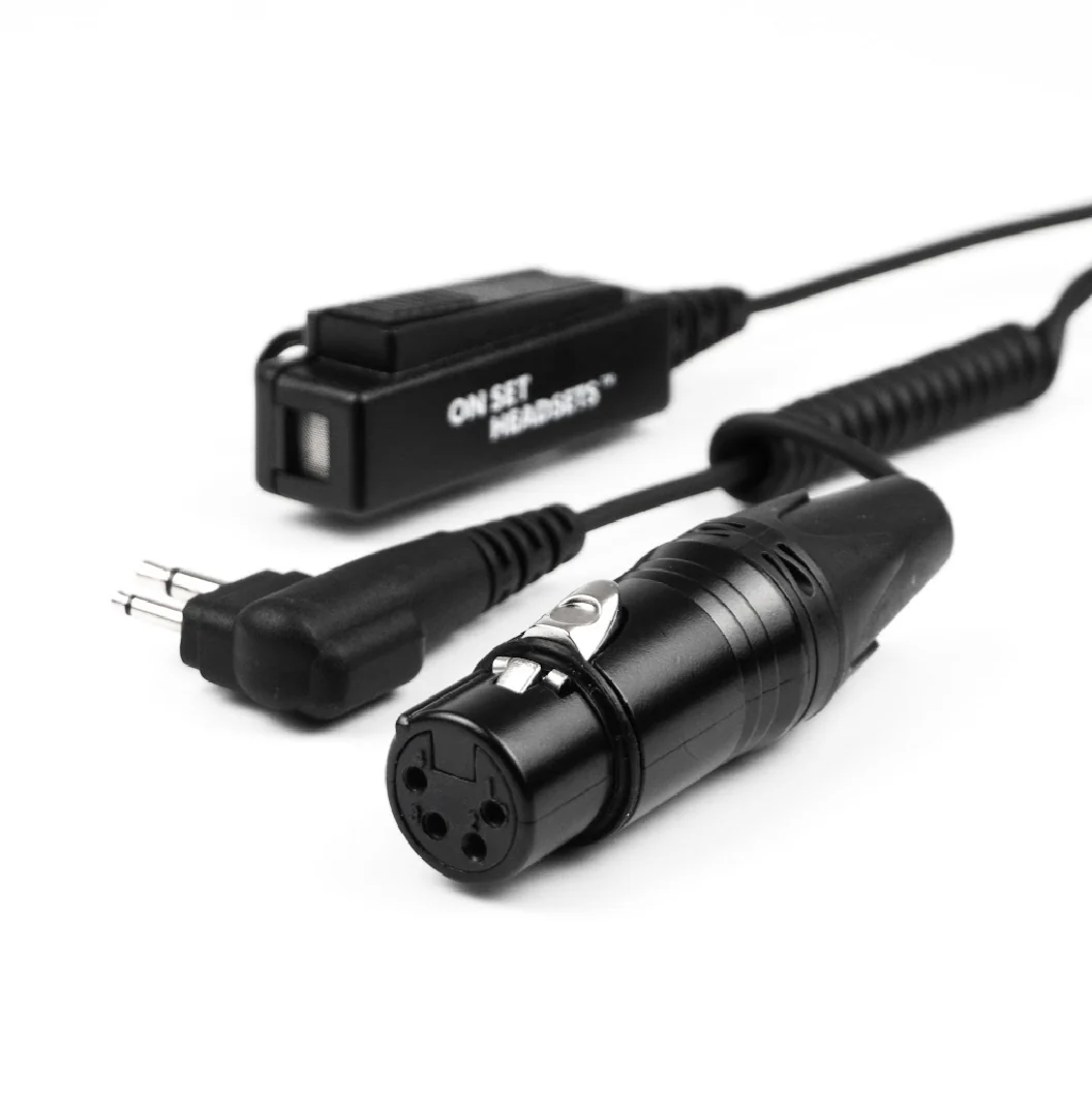 On Set Headsets™️ Live Comms Pro X Motorola M1 and 4 Pin XLR Connectors with FREE Case - Image 5
