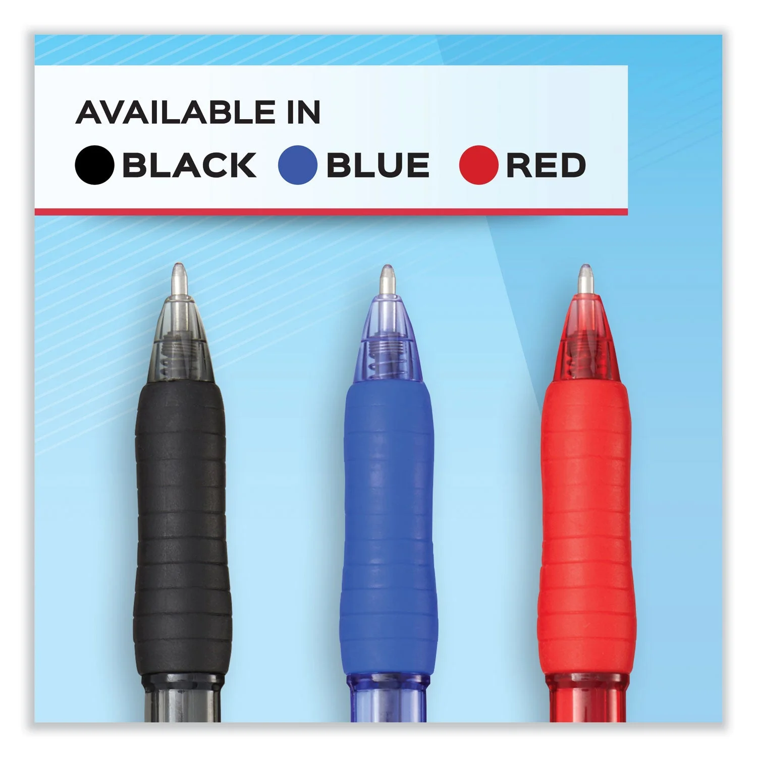 Paper Mate Profile Ballpoint Pen, Retractable, Medium 1 mm, Blue Ink, Translucent Blue Barrel, 36/Pack - Image 3