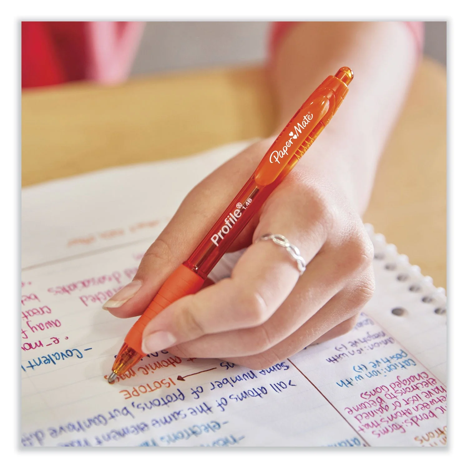 Paper Mate Profile Ballpoint Pen Value Pack, Retractable, Bold 1.4 mm, Black Ink, Smoke Barrel, 36/Box - Image 5