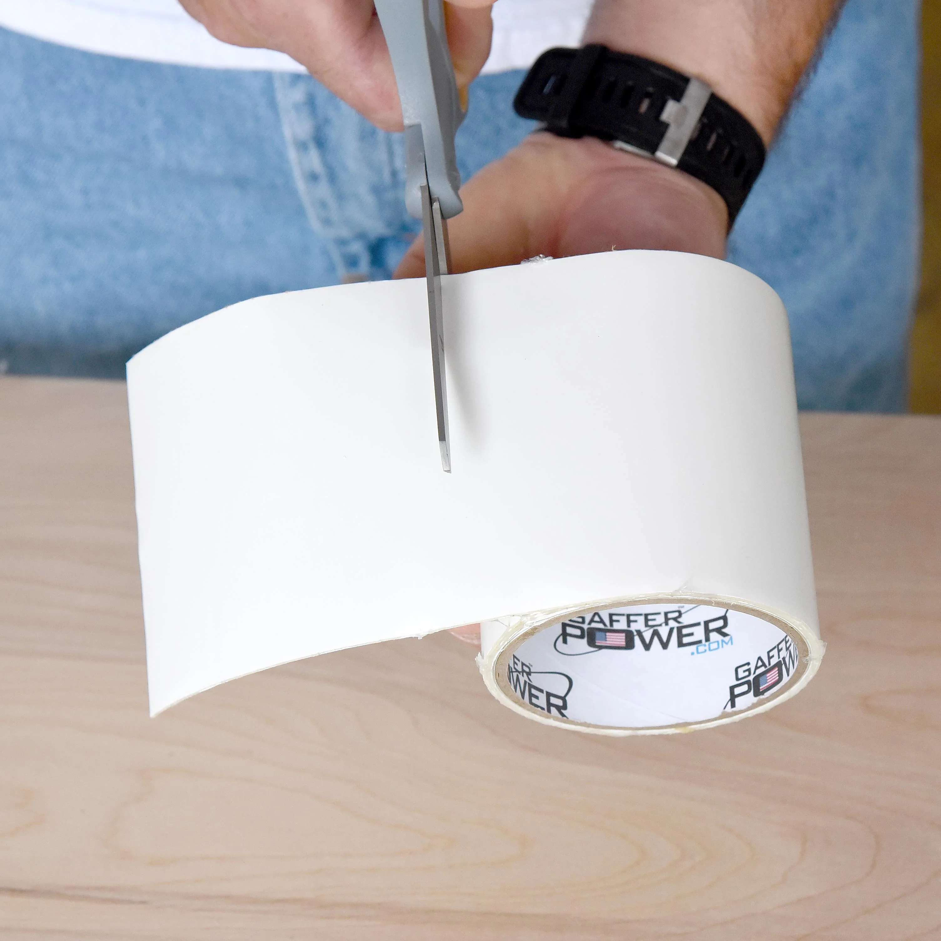 Gaffer Power 4" Patch & Shield Power All Weather Patch Tape 4 inch X 5 ft (White) - Image 4