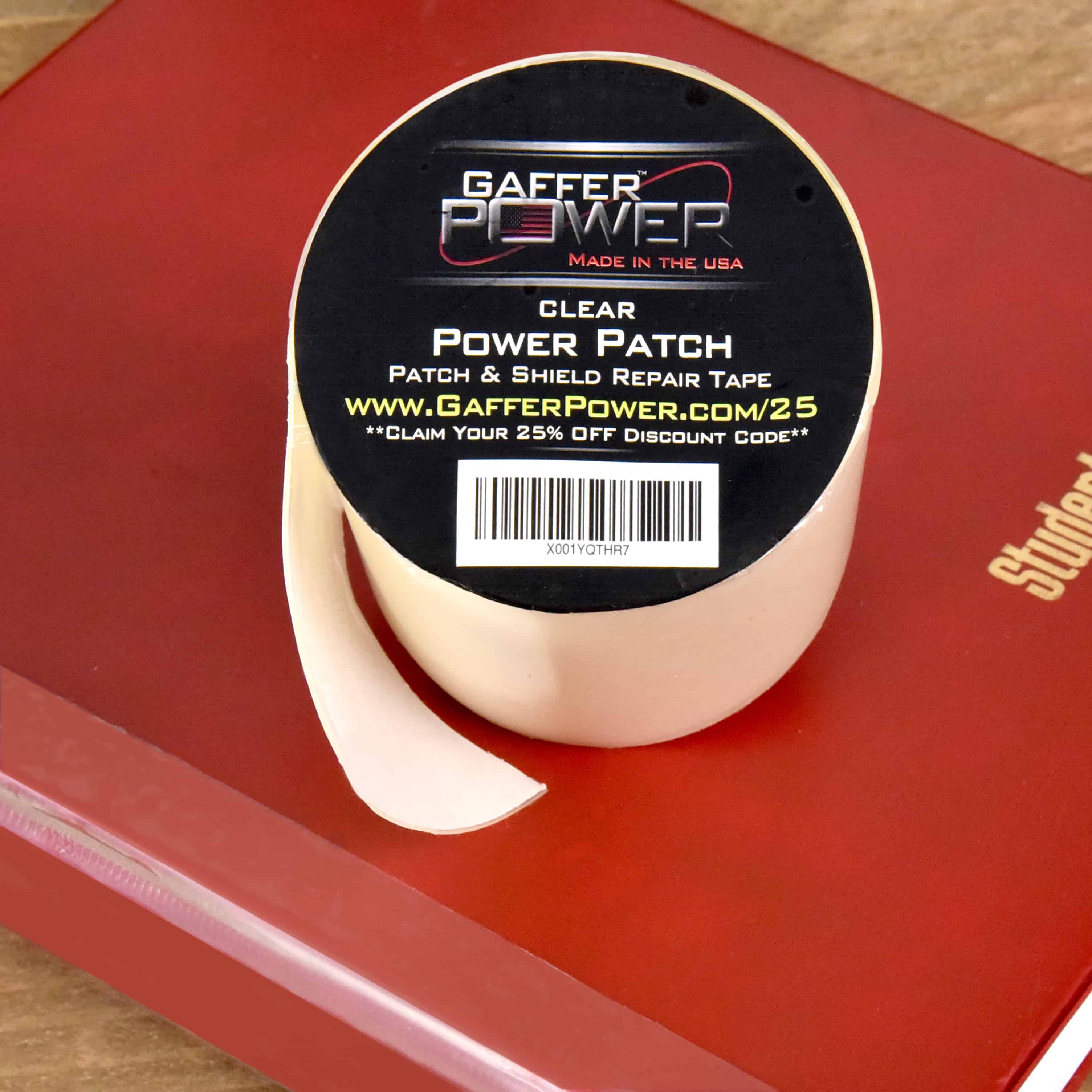 Gaffer Power 4" Patch & Shield Power All Weather Patch Tape 4 inch X 5 ft (Clear) - Image 9