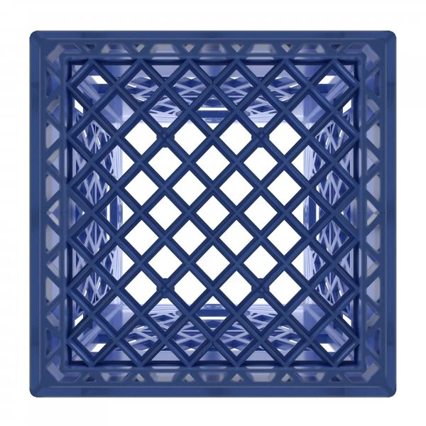 Plastic Grip Storage Square 16 Quart Milk Crate (Black, Blue, Brown, Grey, Green, Lime, Orange, Pink, Red, White, Yellow, Ultra Violet) - Image 14