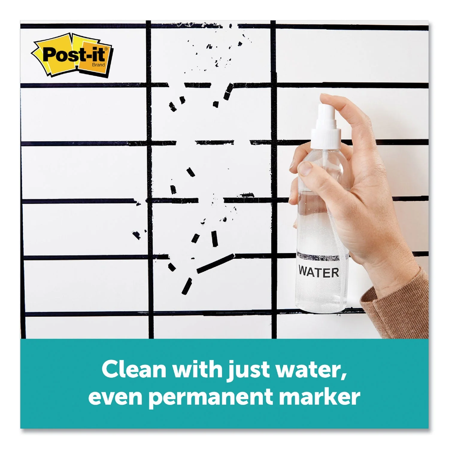 3M Post-it Flex Write Surface, 36" x 24", White - Image 3