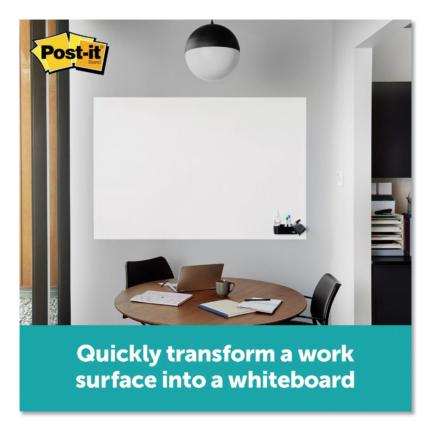 3M Post-it Flex Write Surface, 36" x 24", White - Image 6