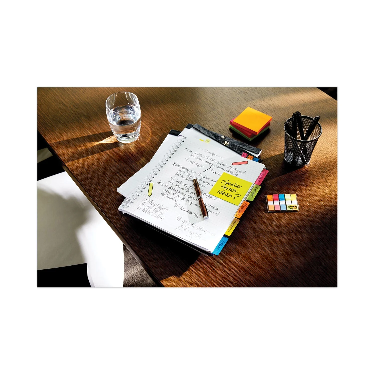 3M Post-it Original Pads in Floral Fantasy Collection Colors, Cabinet Pack, 3" x 3", 100 Sheets/Pad, 18 Pads/Pack - Image 6