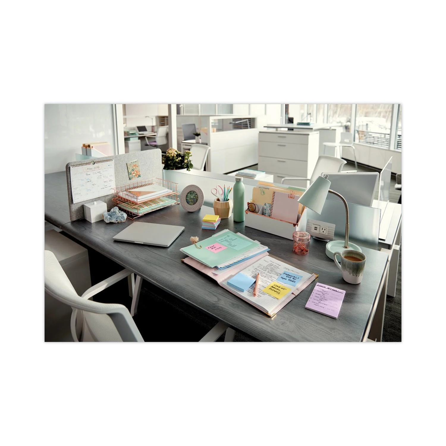 3M Post-it Original Recycled Note Pads, 3" x 3", Sweet Sprinkles Collection Colors, 100 Sheets/Pad, 12 Pads/Pack - Image 5