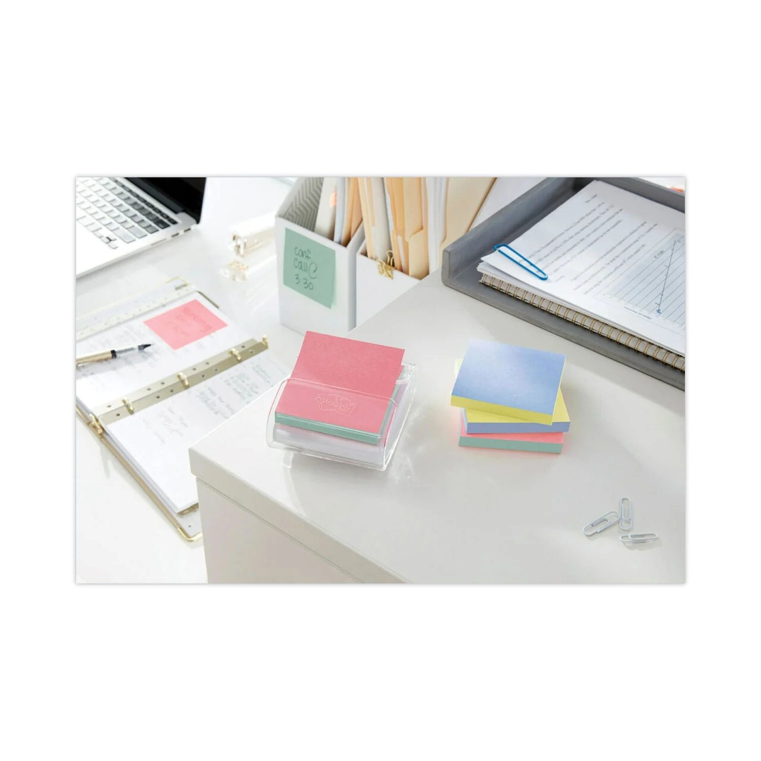 3M Post-it Original Recycled Pop-up Notes, 3" x 3", Sweet Sprinkles Collection Colors, 100 Sheets/Pad, 12 Pads/Pack - Image 5