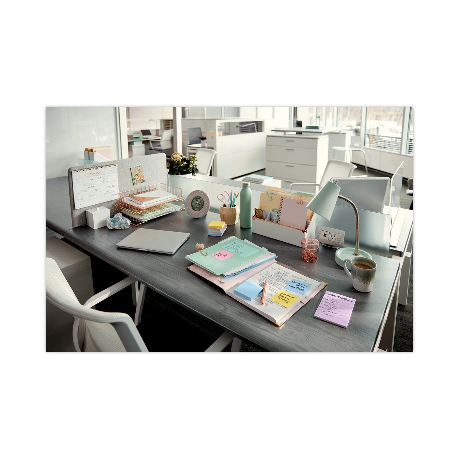 3M Post-it Original Recycled Pop-up Notes, 3" x 3", Sweet Sprinkles Collection Colors, 100 Sheets/Pad, 12 Pads/Pack - Image 7