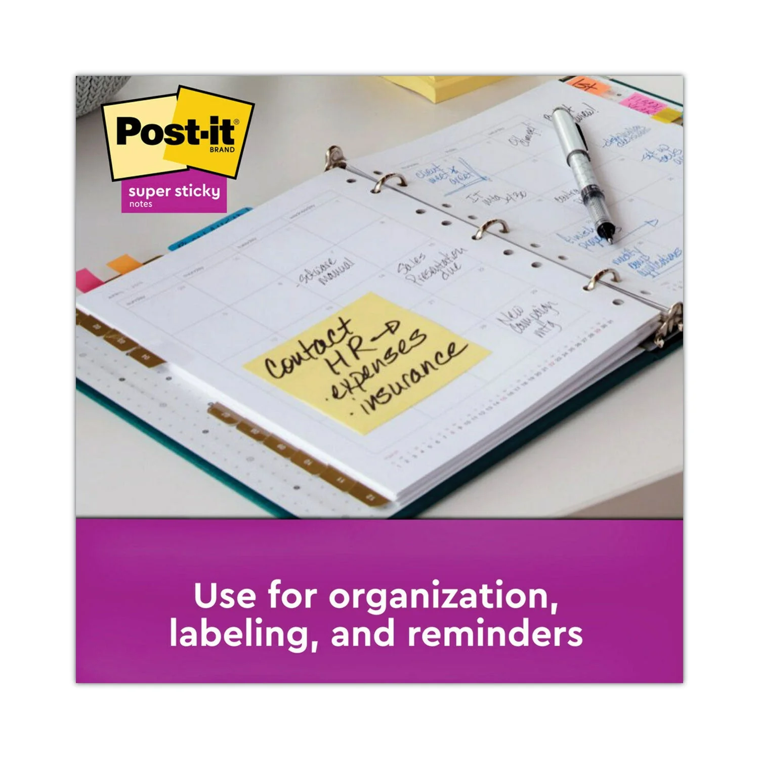3M Post-it Pads in Canary Yellow, Value Pack, 3" x 3", 90 Sheets/Pad, 24 Pads/Pack - Image 4
