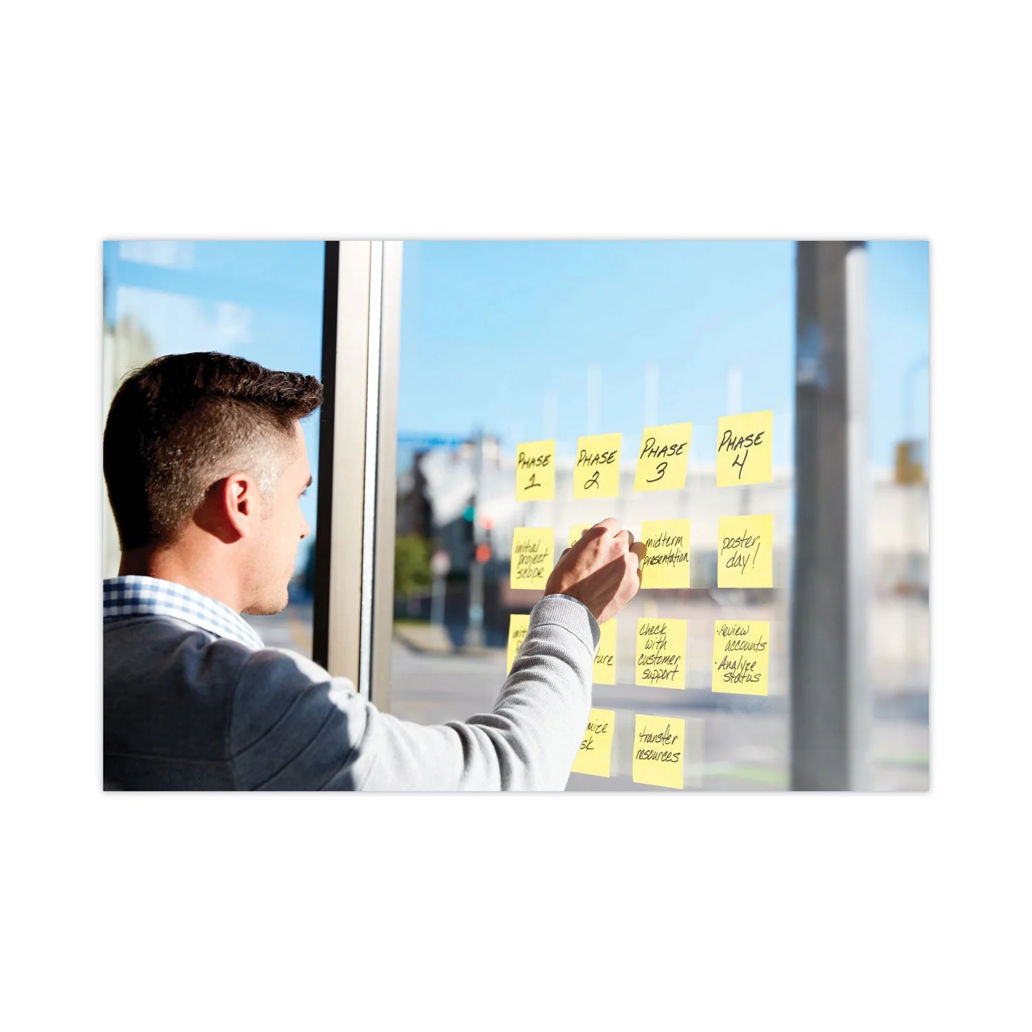 3M Post-it Pads in Canary Yellow, Value Pack, 3" x 3", 90 Sheets/Pad, 24 Pads/Pack - Image 9