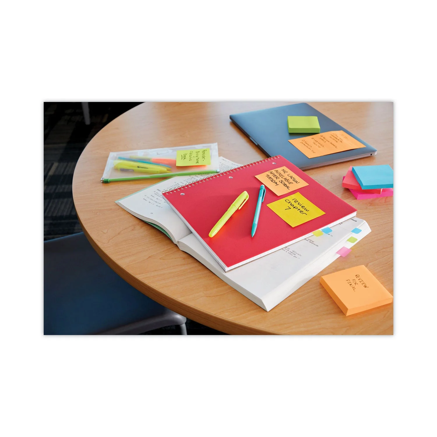 3M Post-it Pads in Energy Boost Collection Colors, 3" x 3", 90 Sheets/Pad, 24 Pads/Pack - Image 10