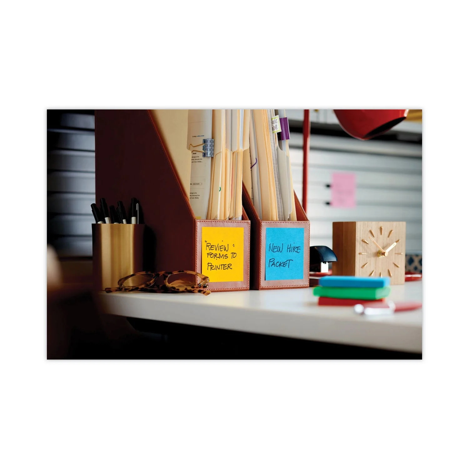 3M Post-it Pads in Playful Primary Collection Colors, 3" x 3", 90 Sheets/Pad, 12 Pads/Pack - Image 9