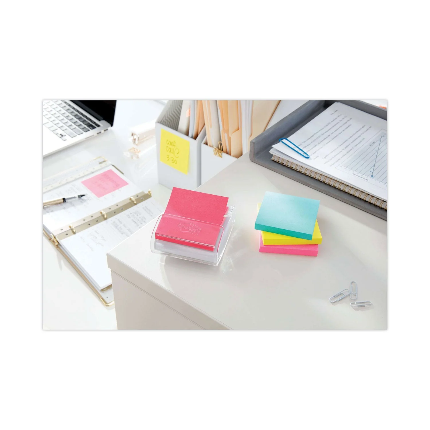 3M Post-it Pop-up 3 x 3 Note Refill Cabinet Pack, 3" x 3", Supernova Neons Collection Colors, 100 Sheets/Pad, 18 Pads/Pack - Image 7