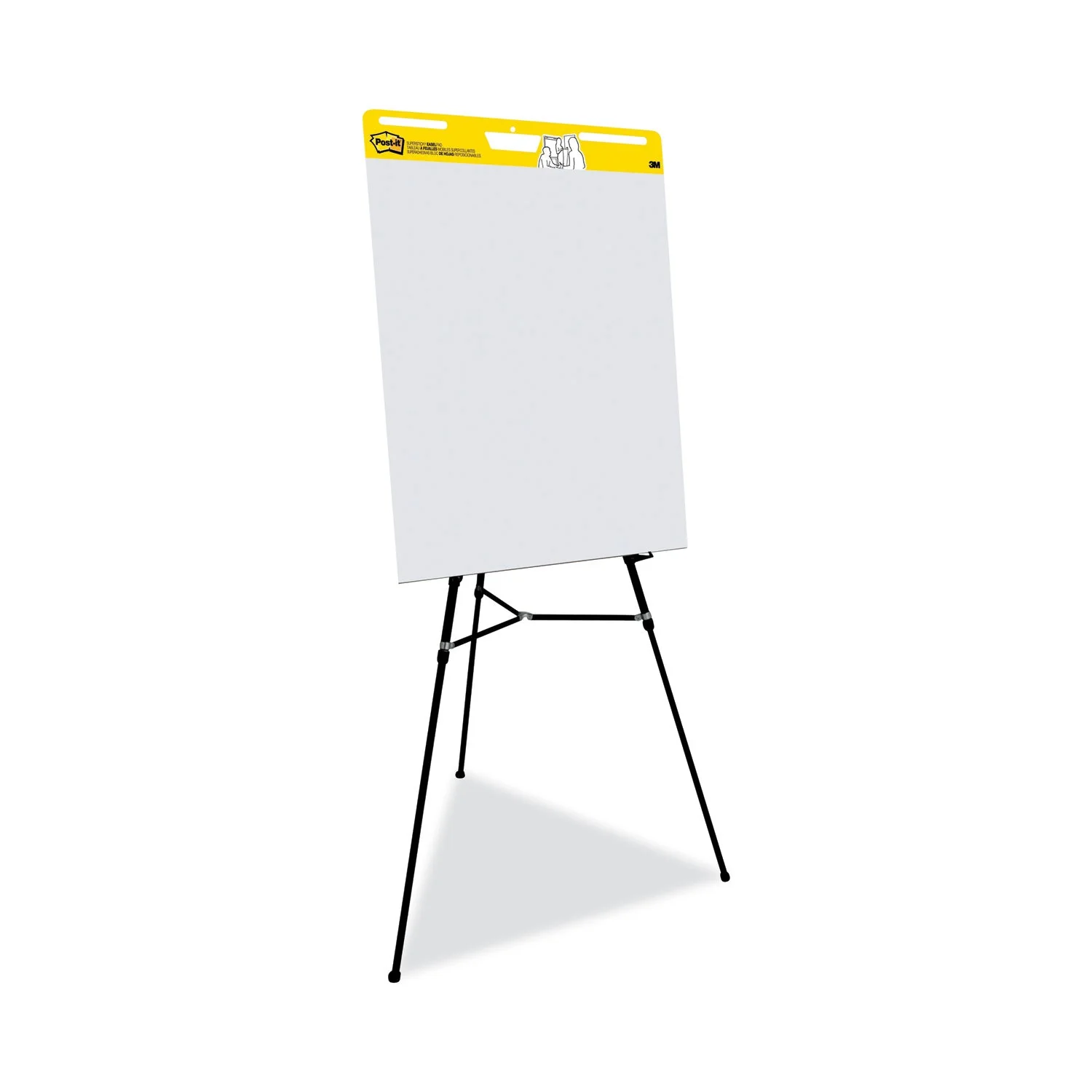 3M Post-it Vertical-Orientation Self-Stick Easel Pad Value Pack, Unruled, 25 x 30, White, 30 Sheets, 4/Carton - Image 9