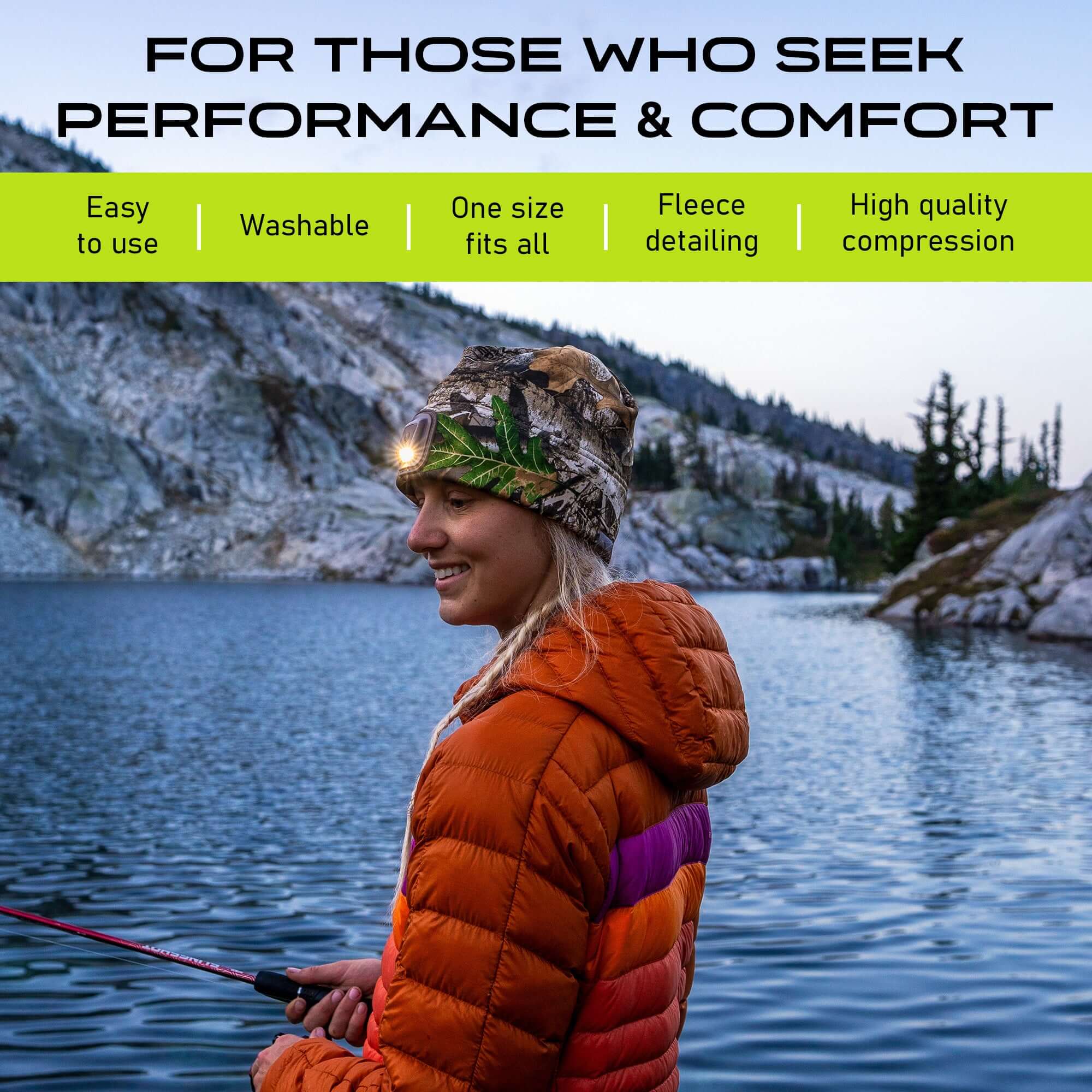 POWERCAP 3.0 Lighted Headlamp Fleece Beanies Rechargeable LED - 150 Lumens - Image 12