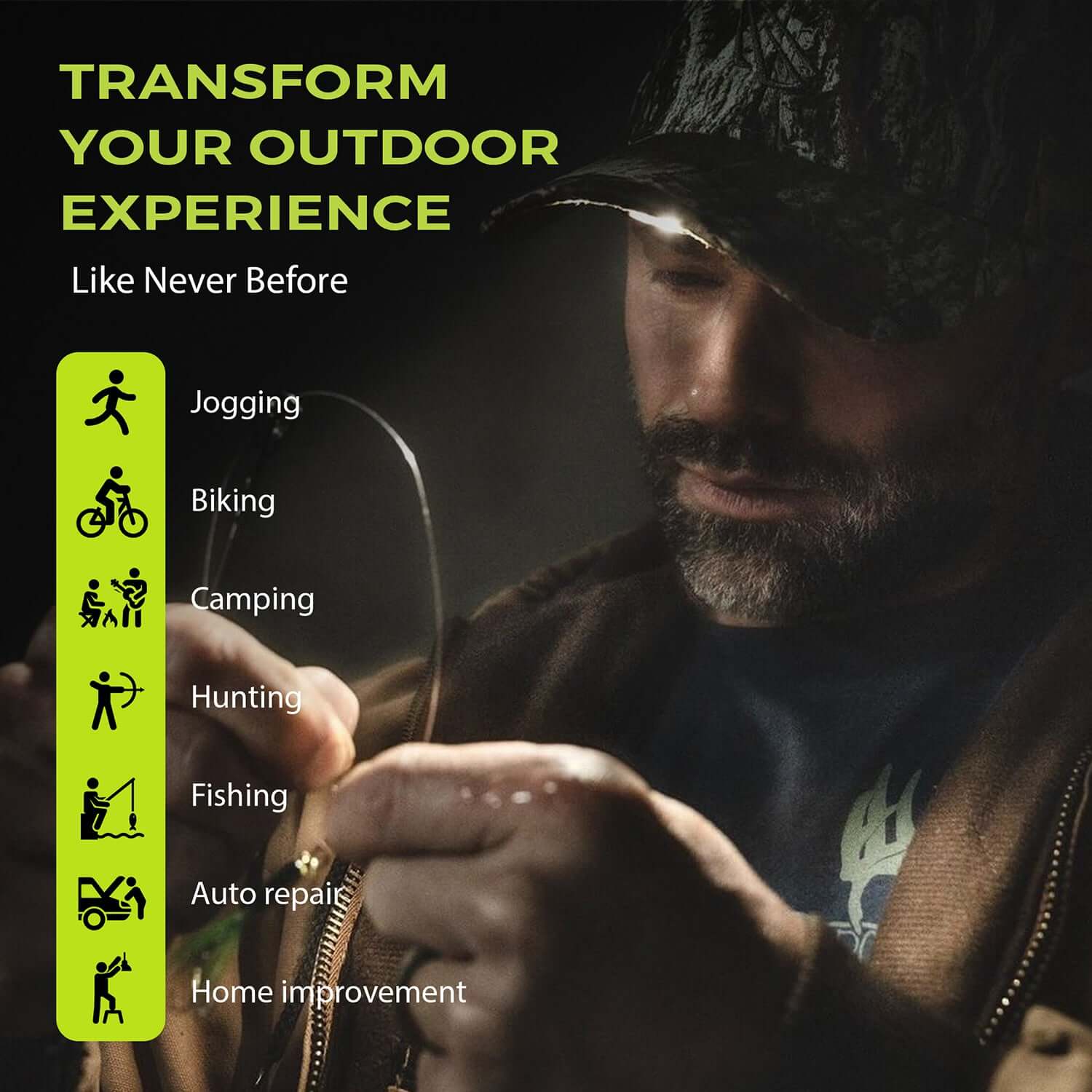 POWERCAP 3.0 Rechargeable LED Lighted Headlamp Hats and IPX4 Rating - One Size - Image 6
