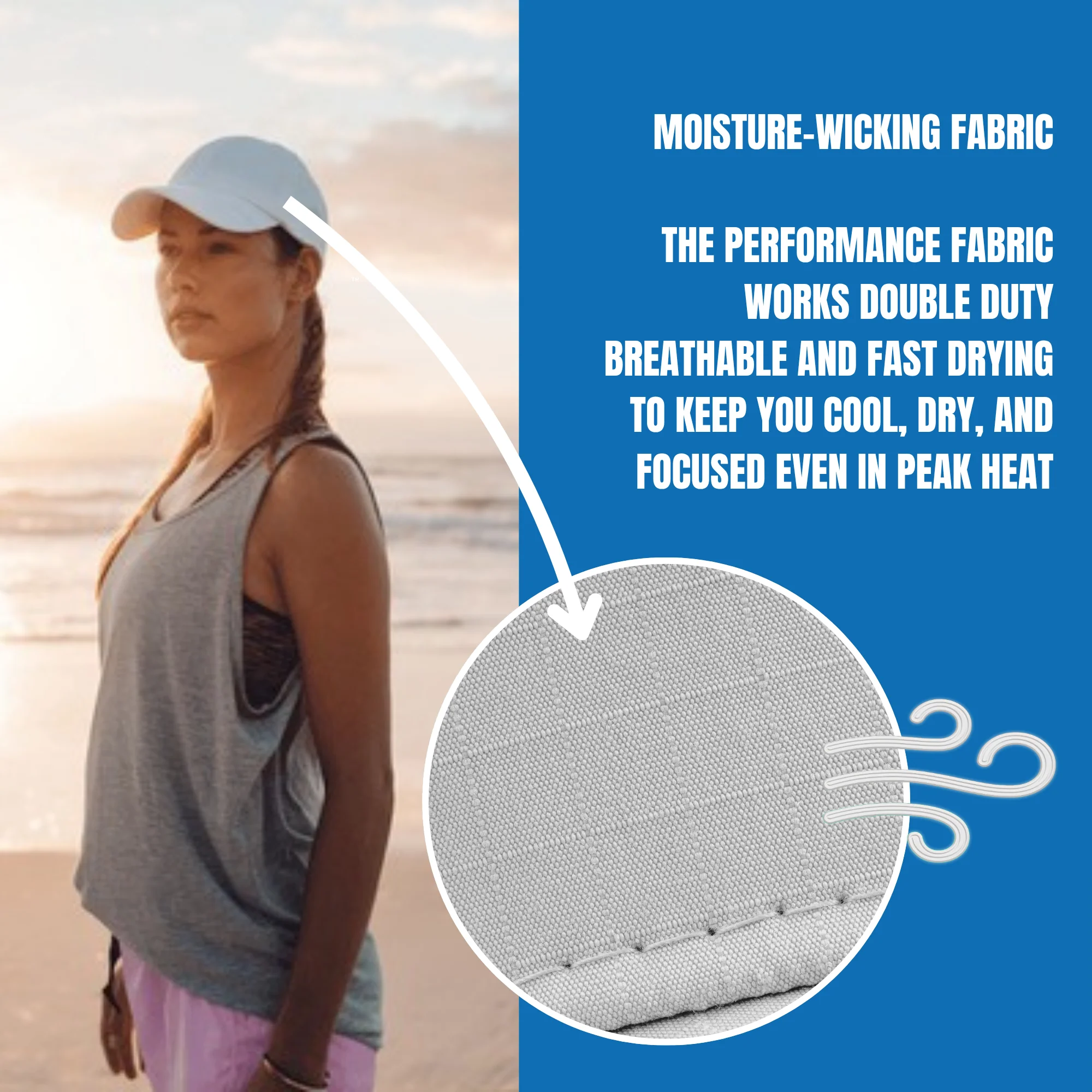 POWERCAP ICE Baseball Hat – Instant Cooling with Reusable Ice Packs UPF 50 Protection - Image 5