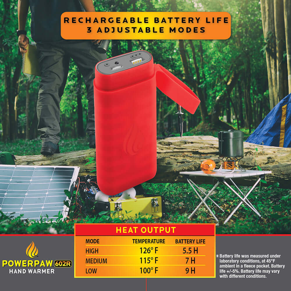 POWERPAW 602R IP67 Waterproof Rechargeable Electric Hand Warmer - Image 7