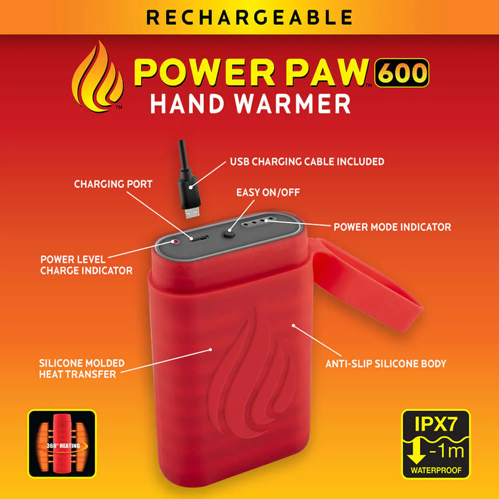 POWERPAW IPX7 Premium Hand Warmer Family Package 4 Pack Bundle - Image 3