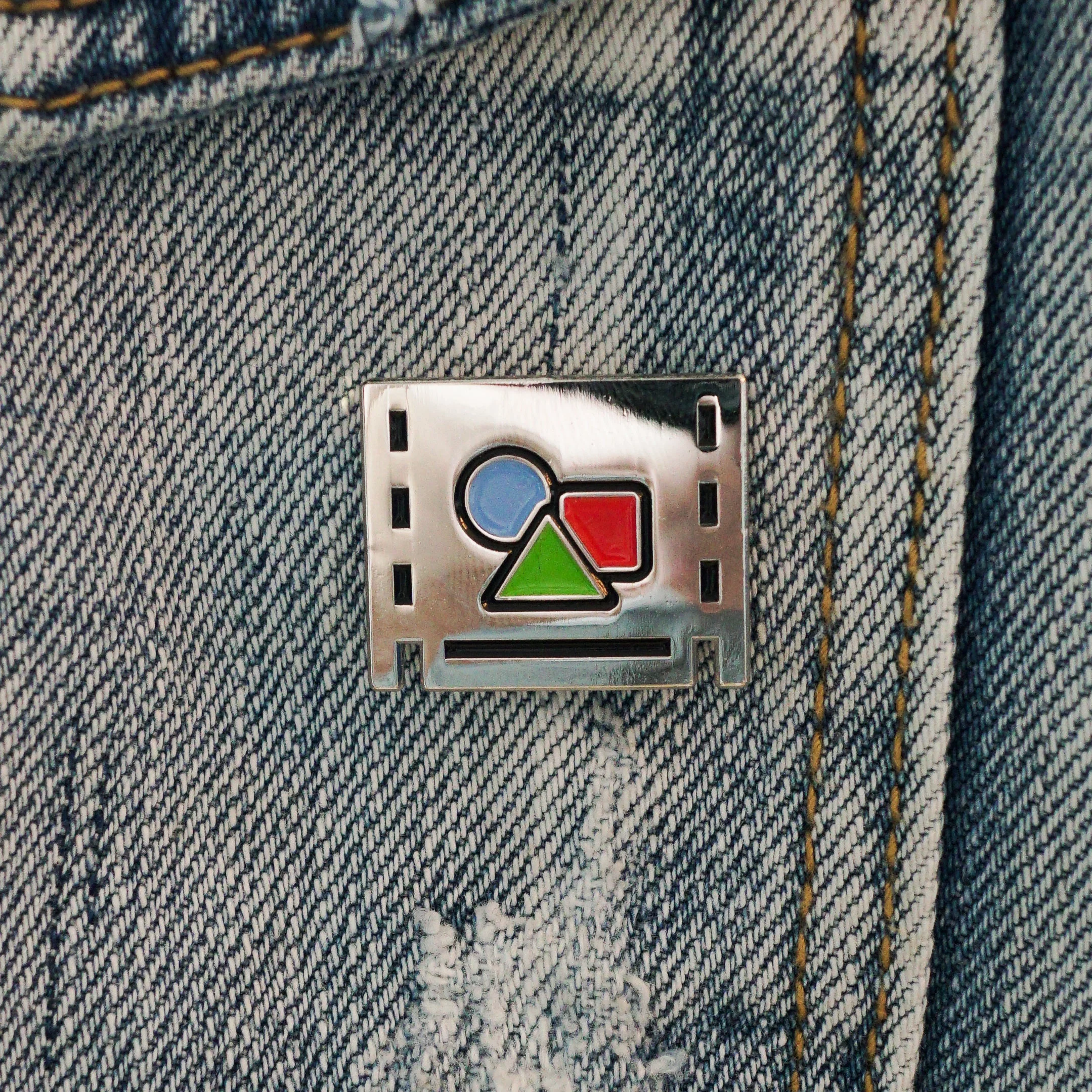 Pre-comp Enamel pin - Image 4