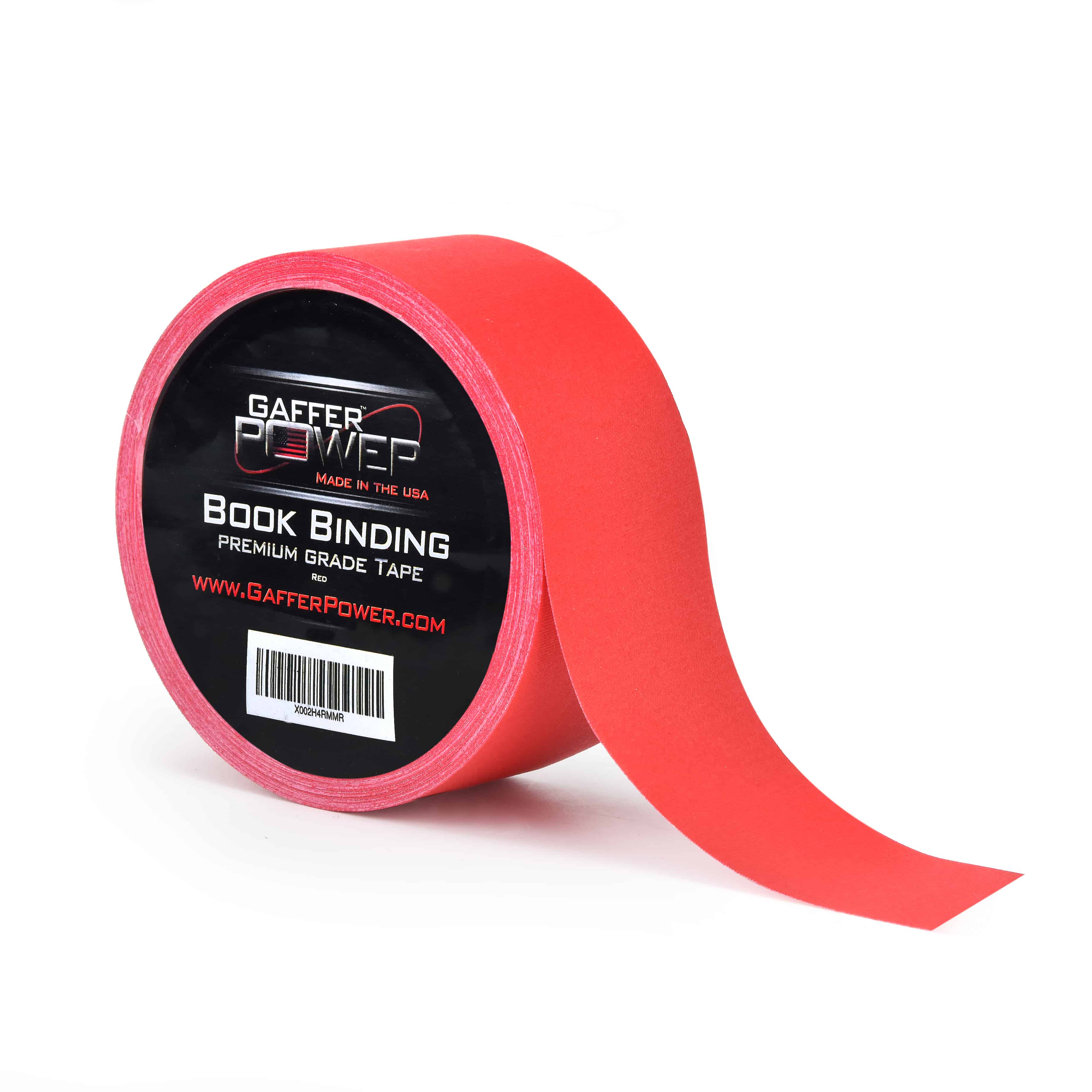 Gaffer Power Premium Grade Bookbinding Tape 2 Inch x 15 Yards (Red) - Image 3