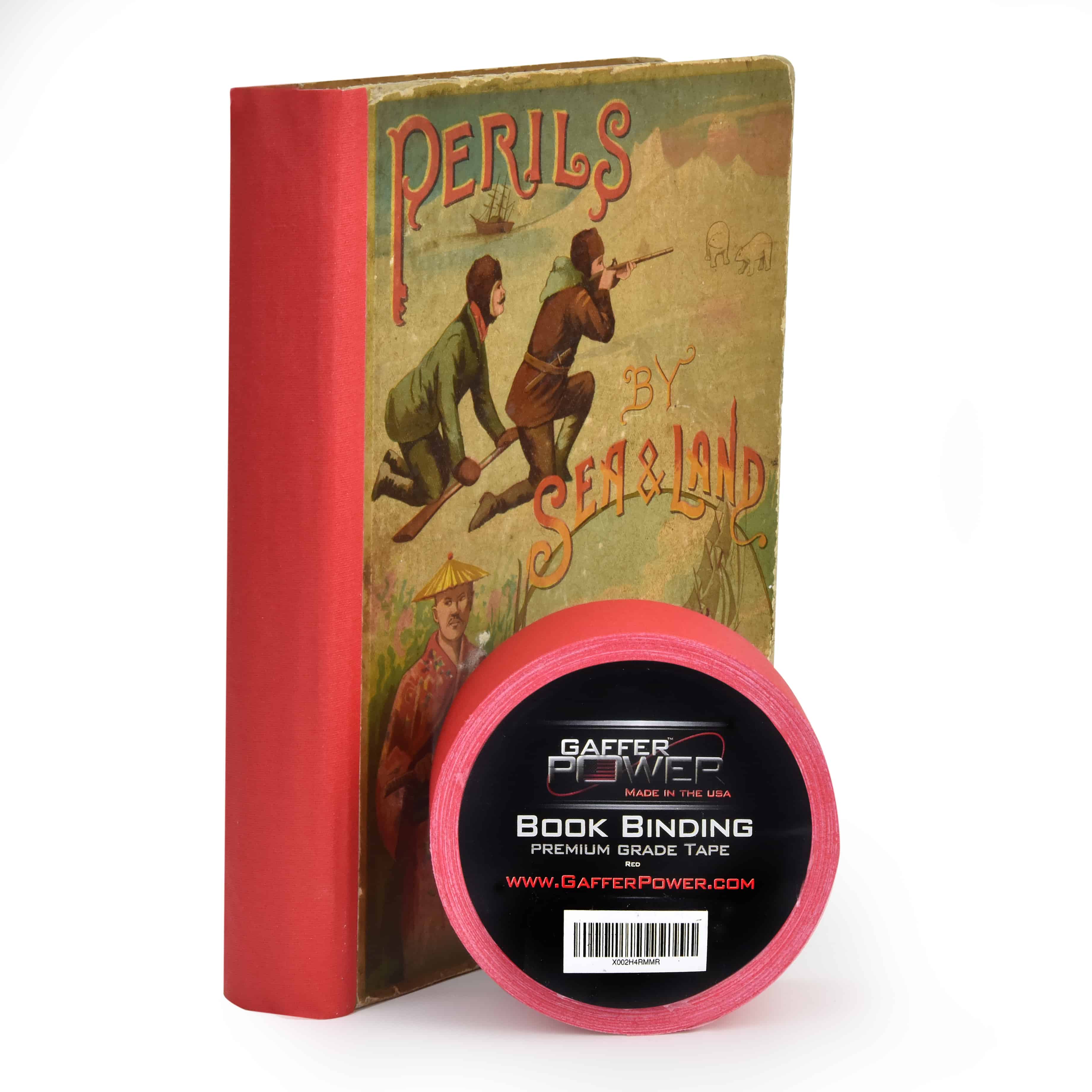 Gaffer Power Premium Grade Bookbinding Tape 2 Inch x 15 Yards (Red) - Image 4