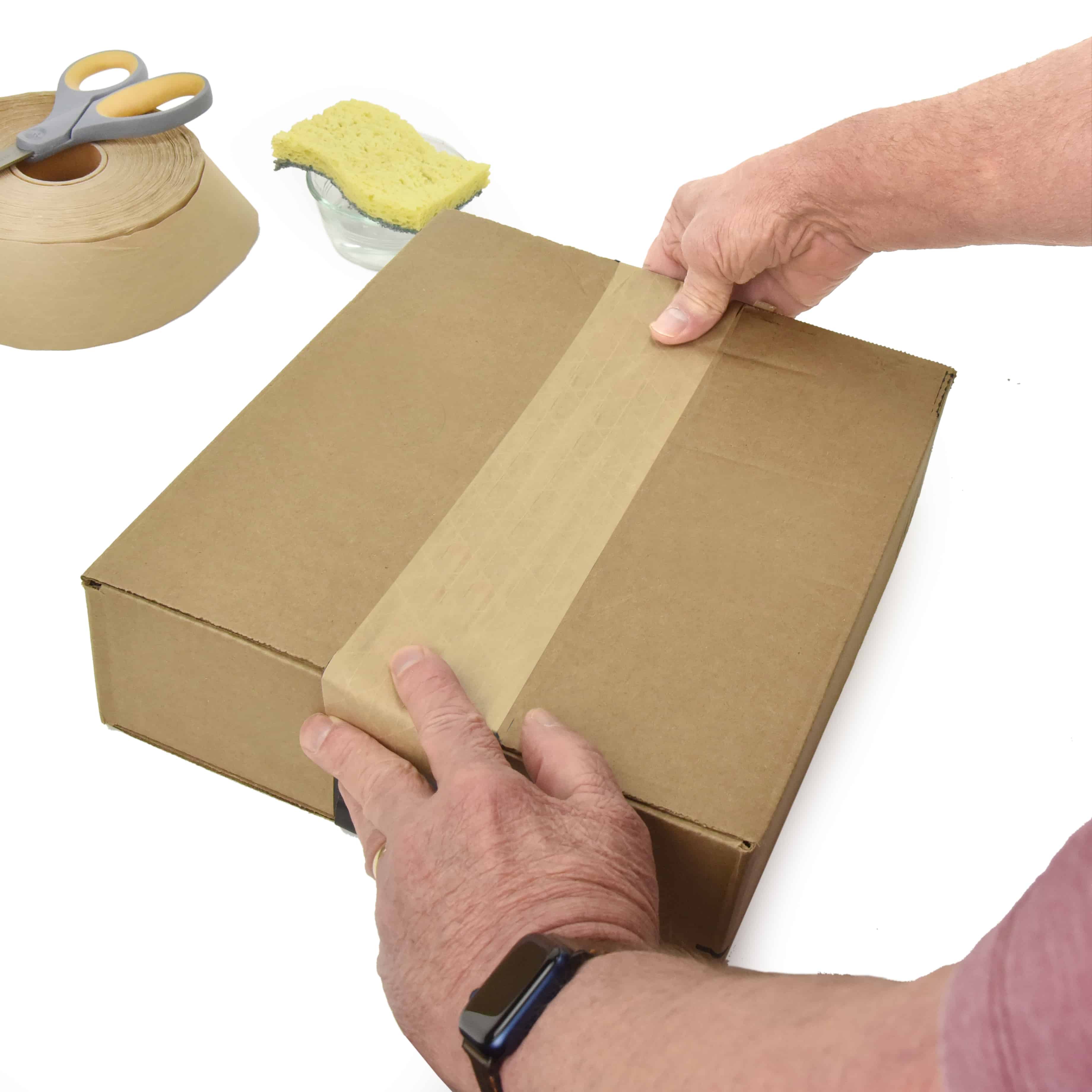 Teegan Tapes Reinforced Gummed Kraft Paper Packing Tape 2.75 Inch x 375 Ft - Image 10