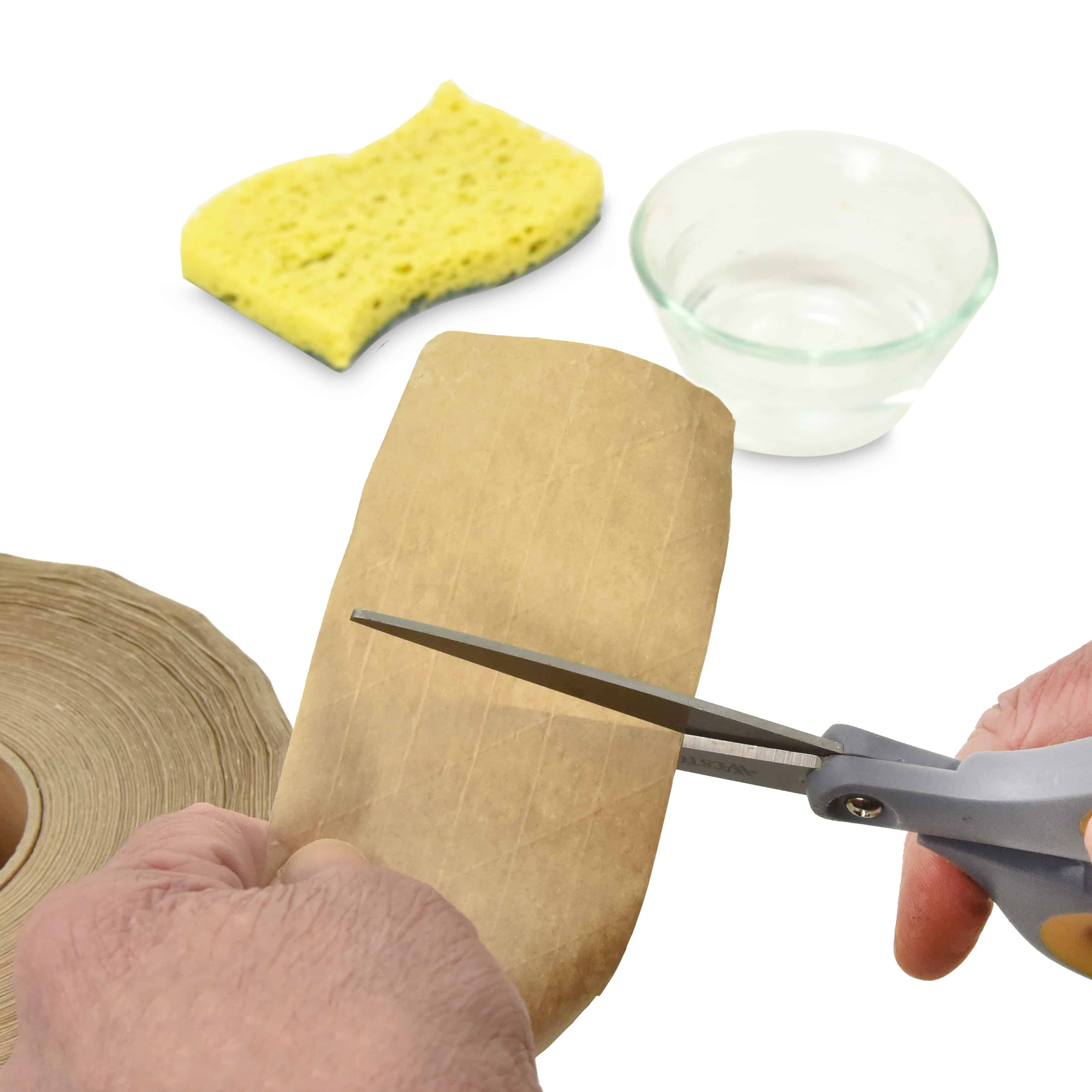 Teegan Tapes Reinforced Gummed Kraft Paper Packing Tape 2.75 Inch x 375 Ft - Image 5