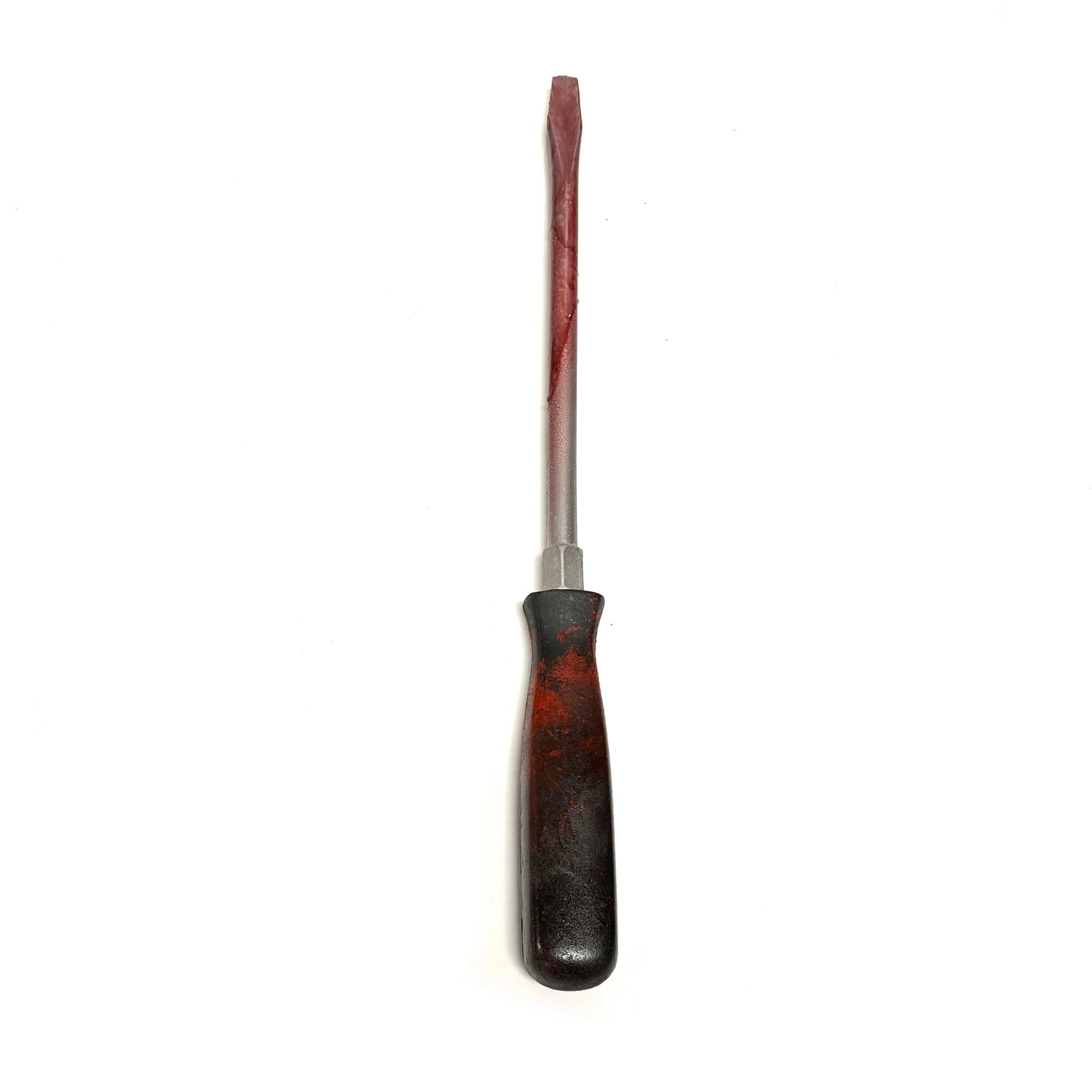 Rigid Plastic Screwdriver Stunt Safe Prop (New, Rusty, Bloodied) - Image 13