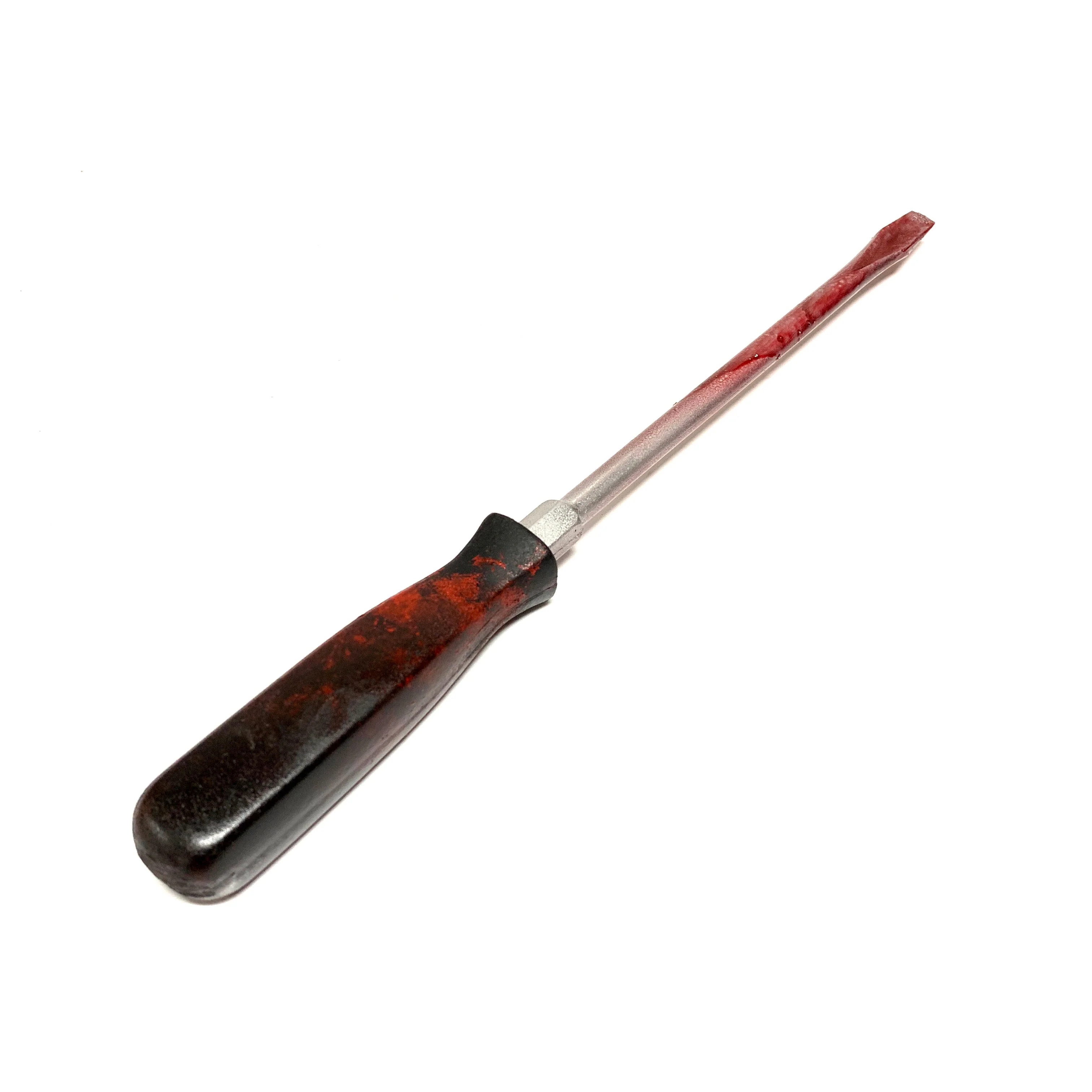 Rigid Plastic Screwdriver Stunt Safe Prop (New, Rusty, Bloodied) - Image 15