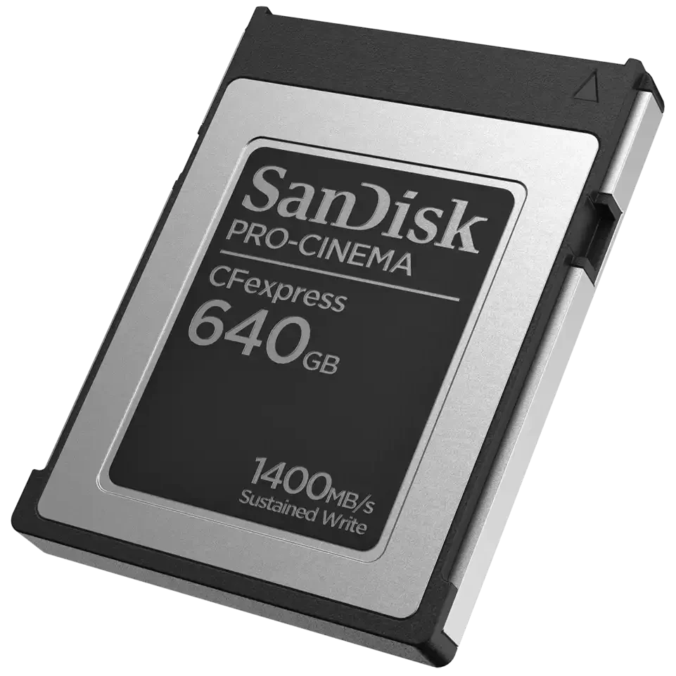 SanDisk PRO-CINEMA CFexpress™ Type B Memory Card 640GB 1400MB/s - Image 2