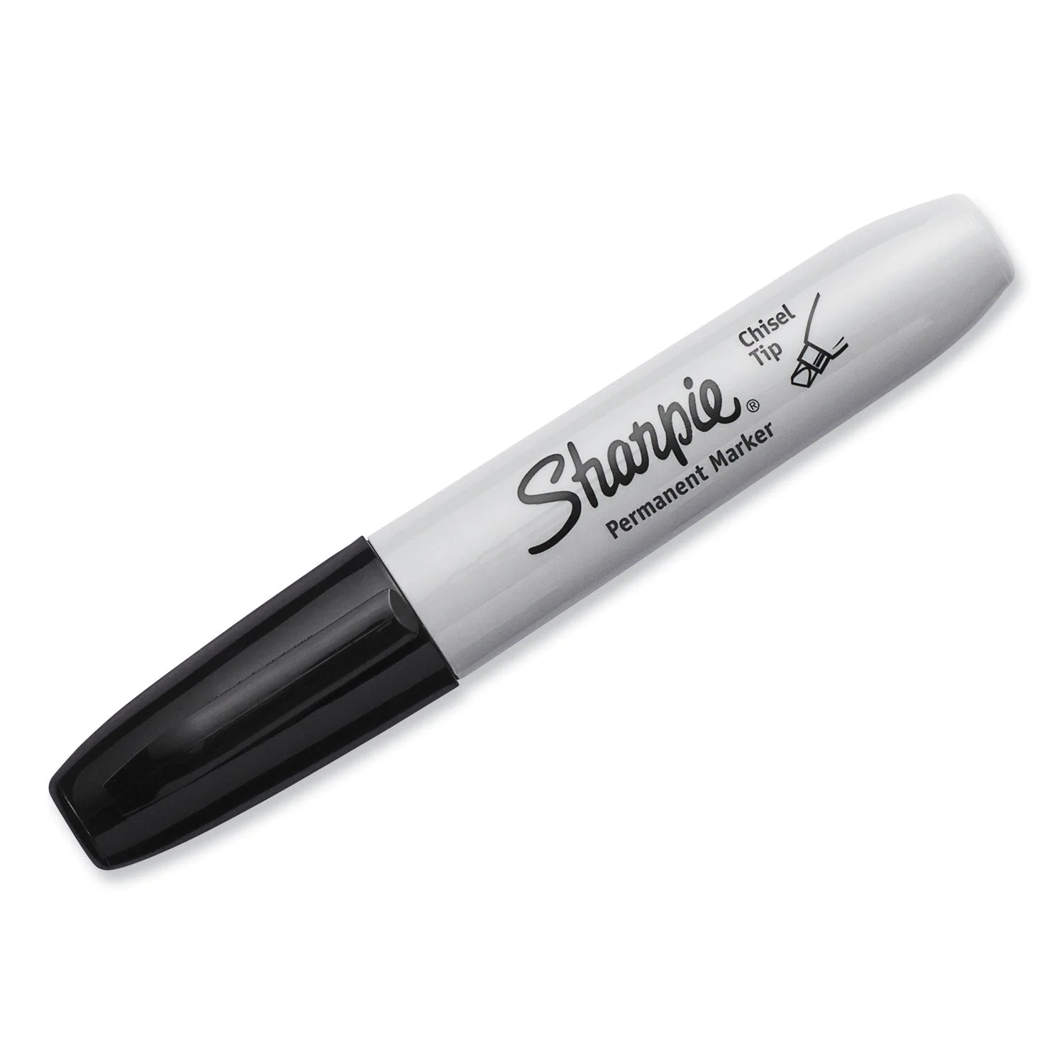 Sharpie Chisel Tip Permanent Marker, Broad Chisel Tip, Black, 36/Pack - Image 2