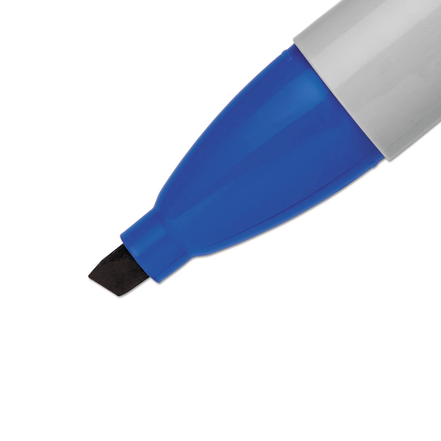 Sharpie Chisel Tip Permanent Marker, Medium Chisel Tip, Blue, Dozen - Image 4